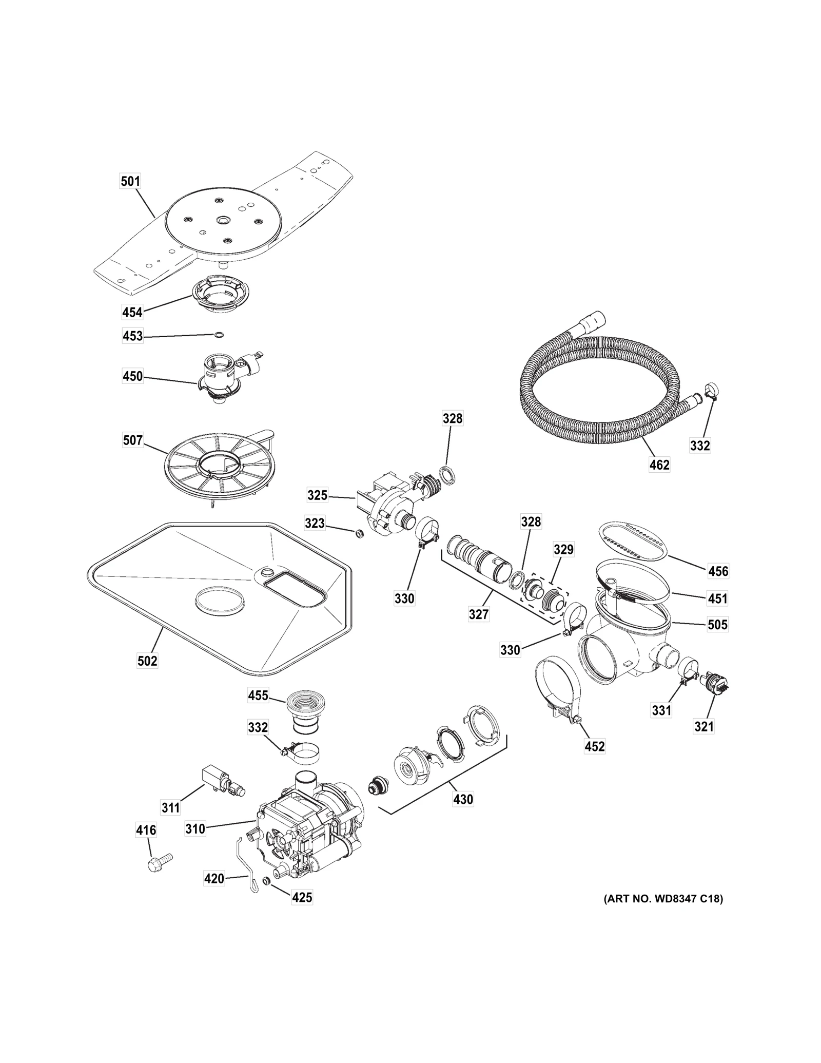 Pump And Motor Assembly