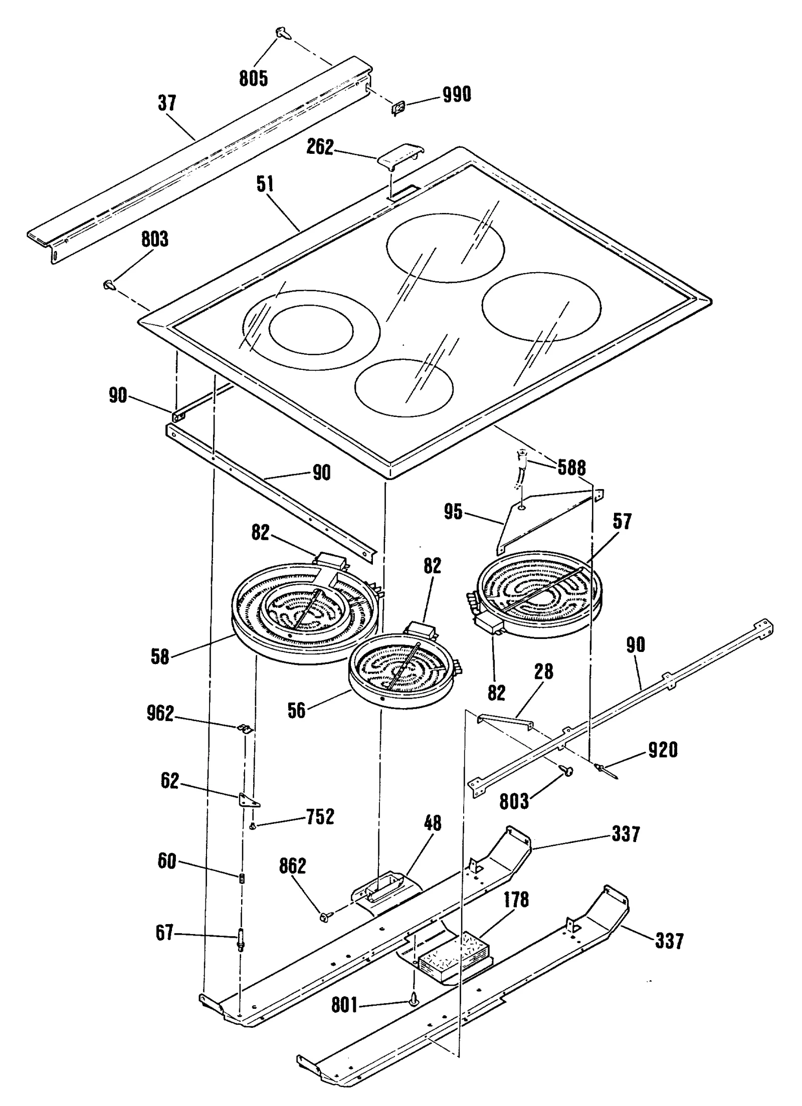 Glass Maintop
