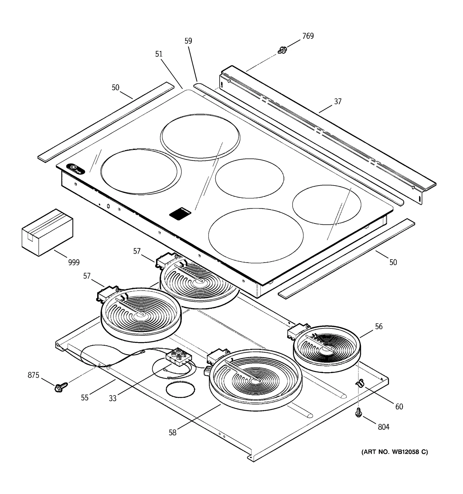 Glass Maintop Assembly (BQ)