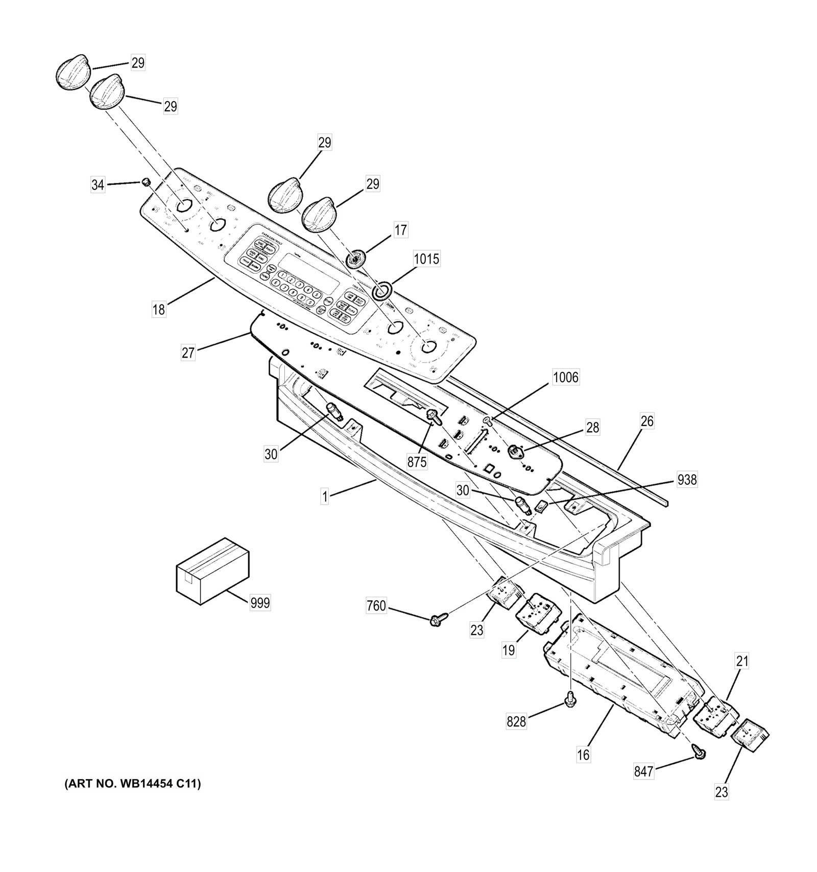 Glass Touch Assembly (Stainless Steel)