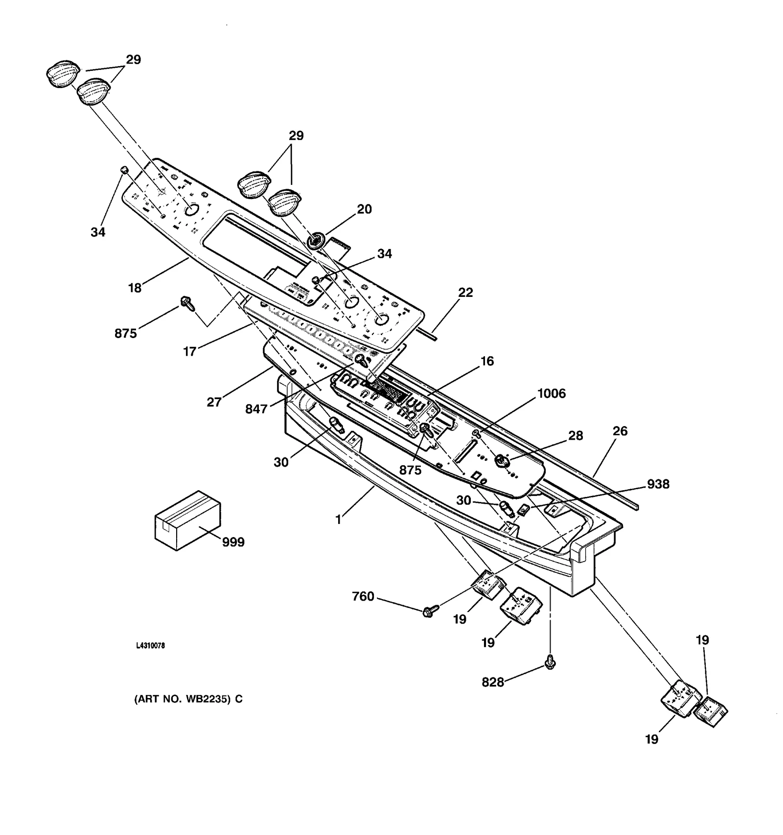 Faceplate Screw BQT