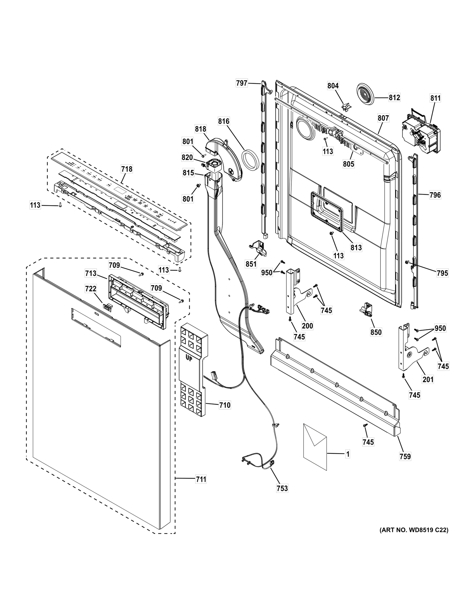Lens and Adhesive Assembly