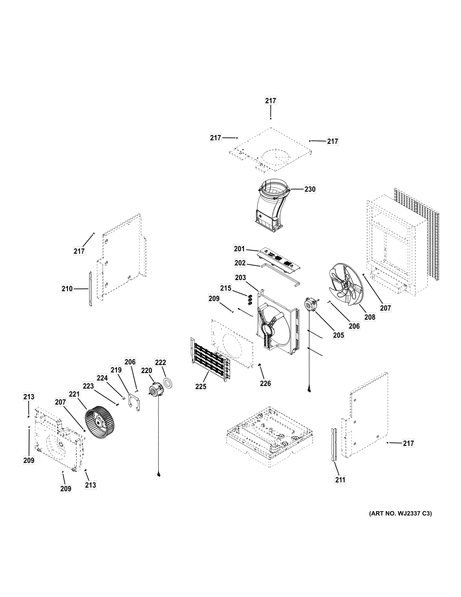 Outdoor Shroud Cover Gasket