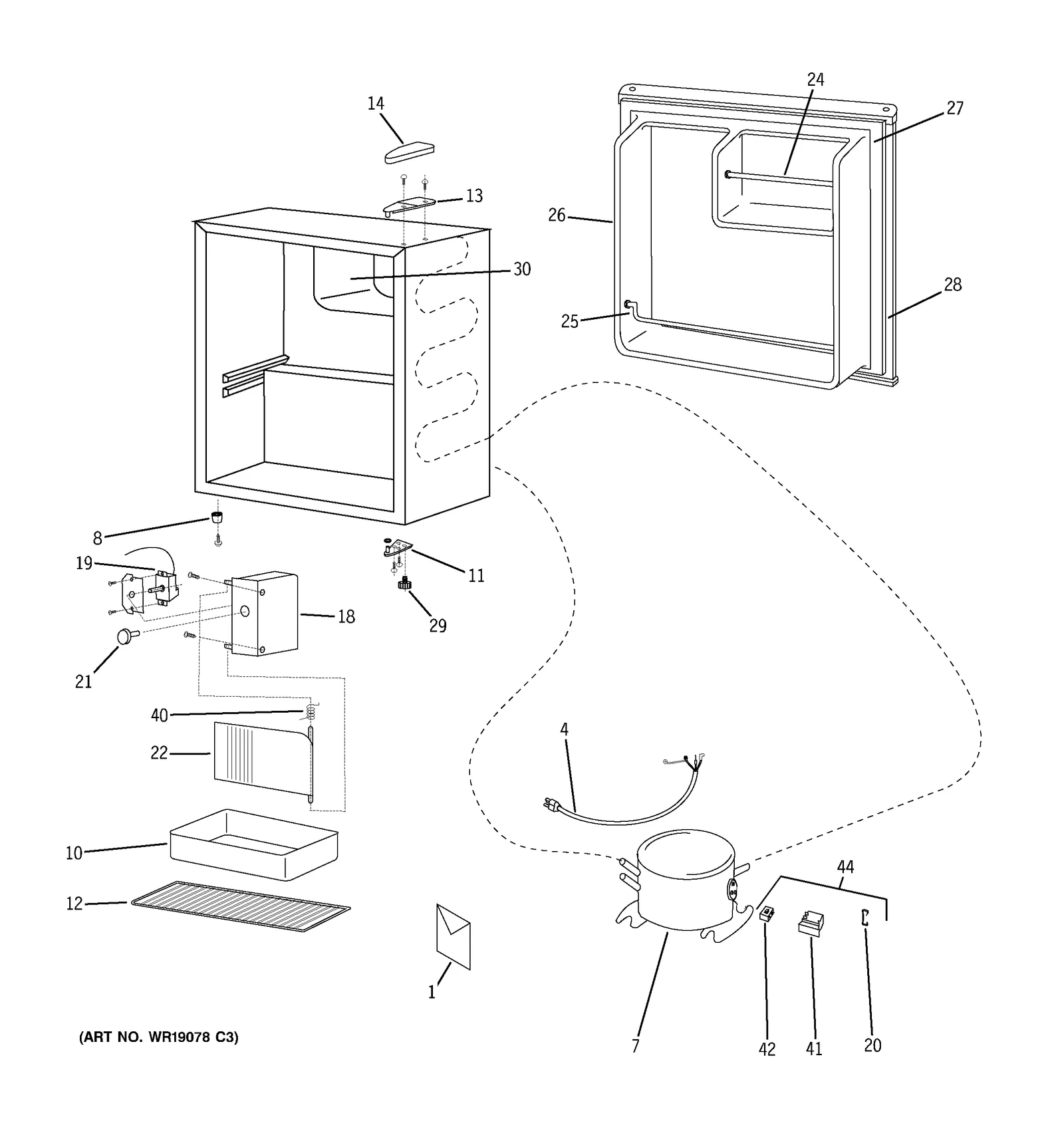 Upper Door Shelf Bar