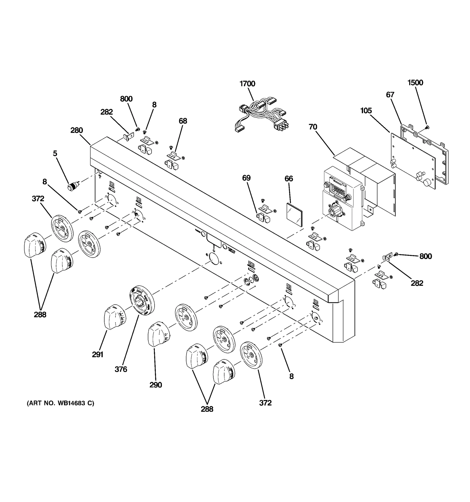 Control Panel and Rail Assembly