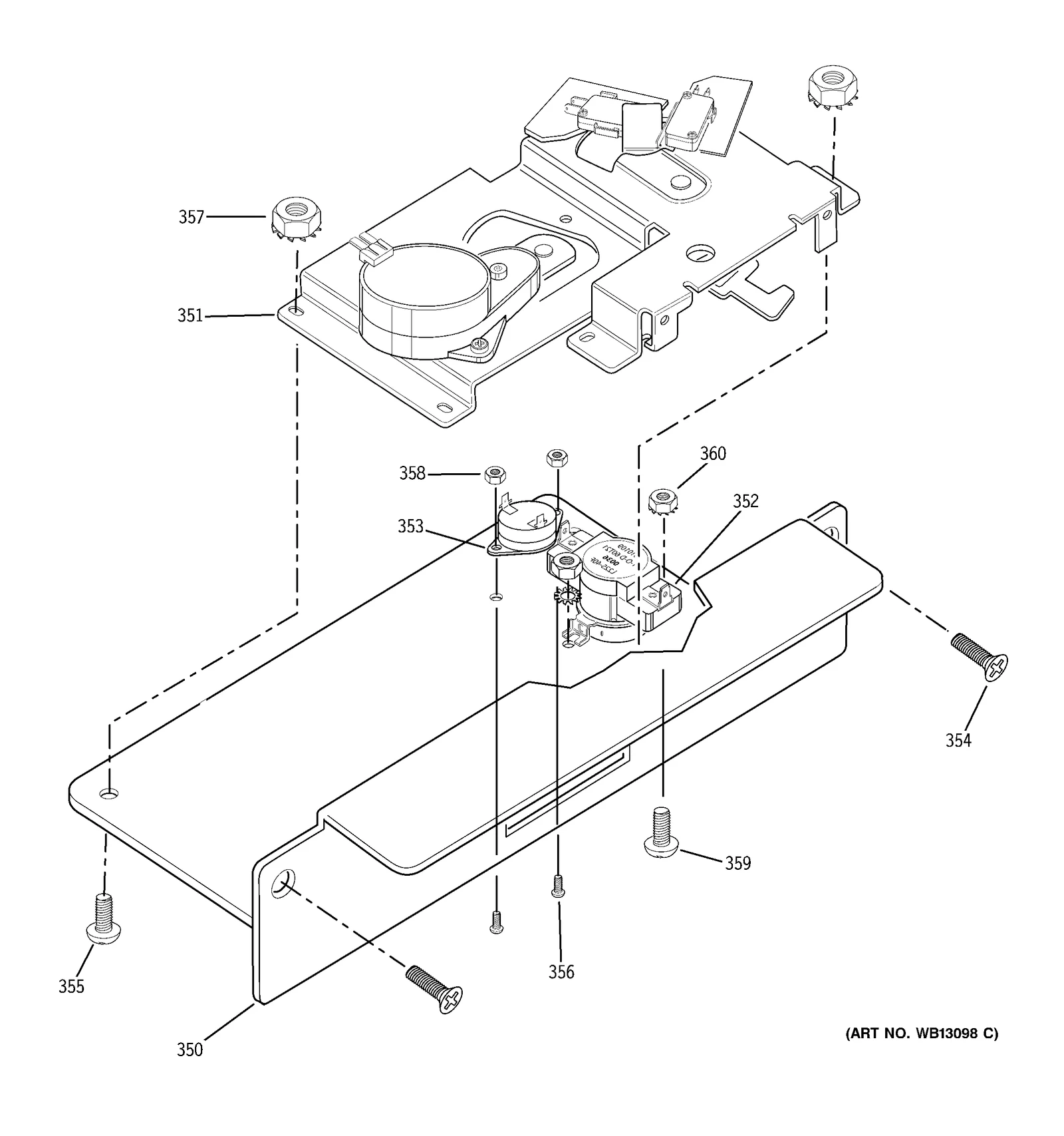 Motor Latch Plate