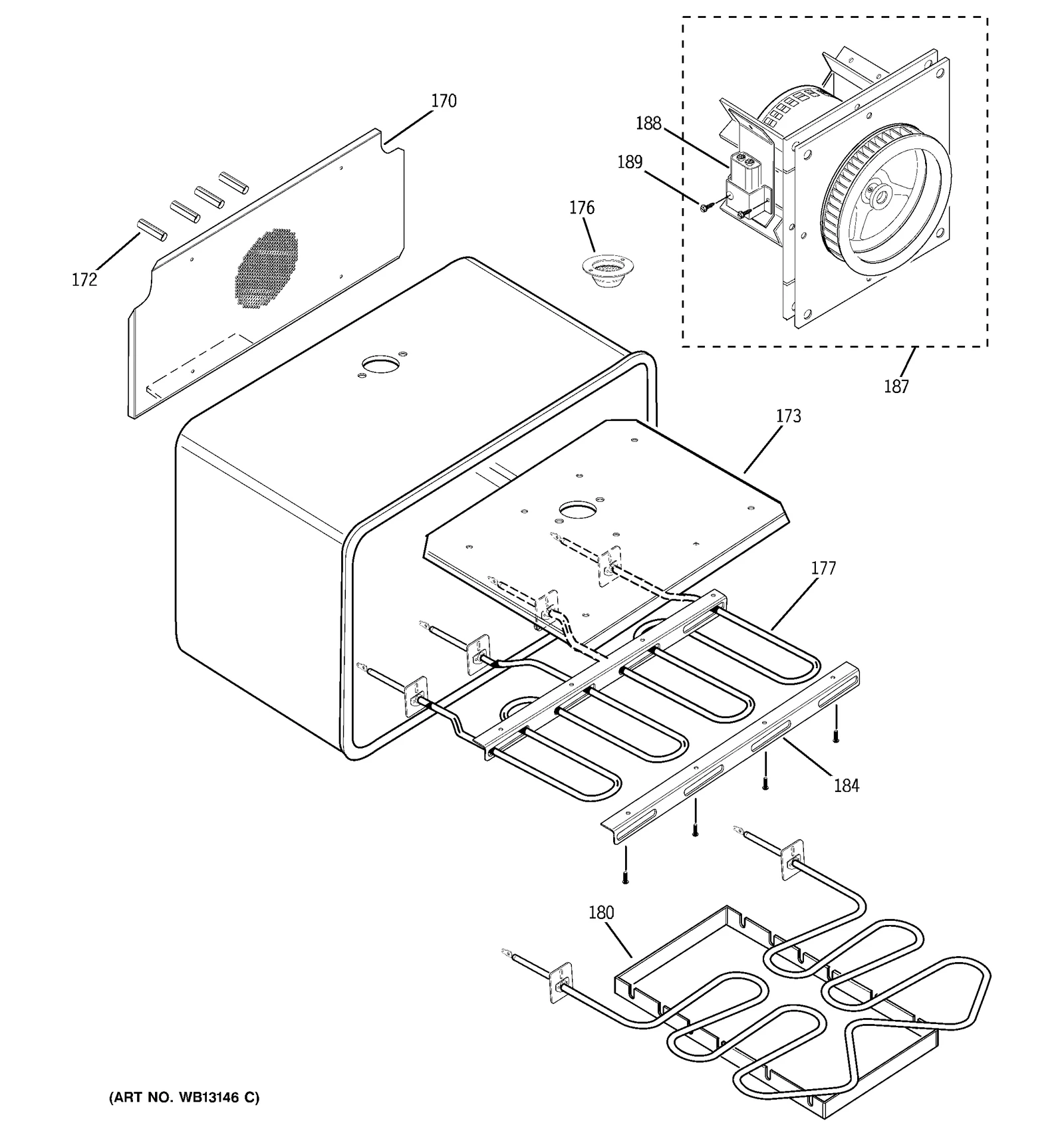 Convection Motor Assembly