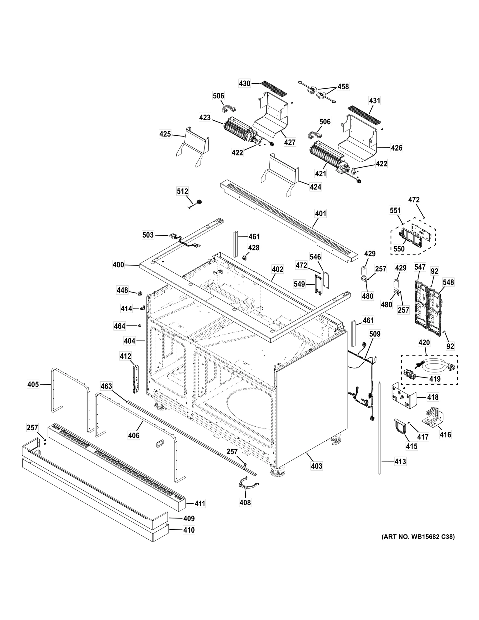 Front Frame Gasket