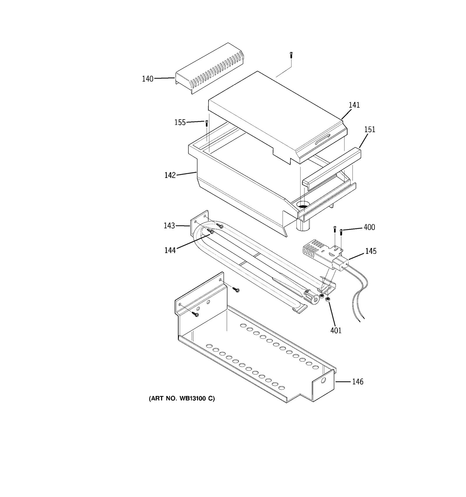 U-Burner Screw 6X3/8