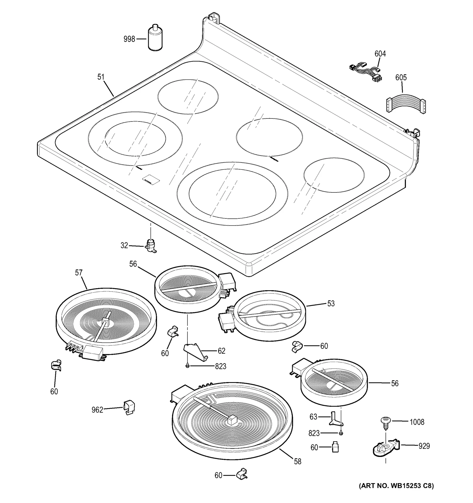 Glass Top Assembly