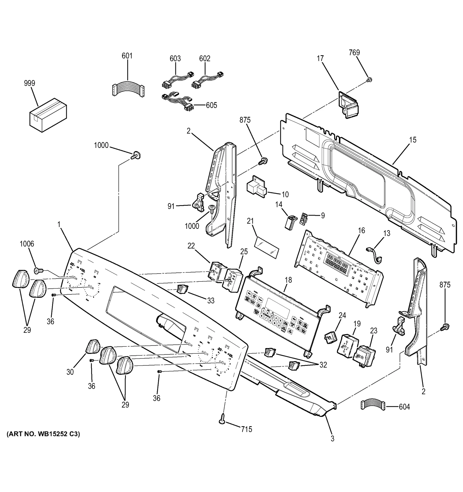 Glass Bracket Assembly