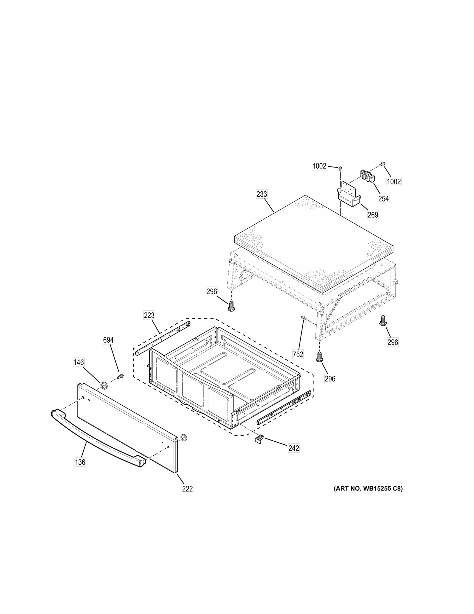 Drawer Body and Slide Assembly