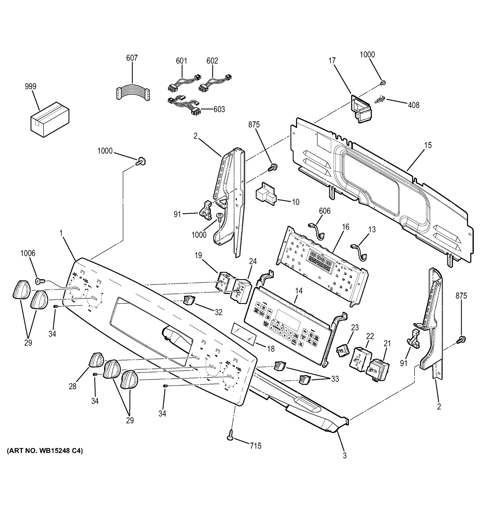 Glass and Bracket Assembly