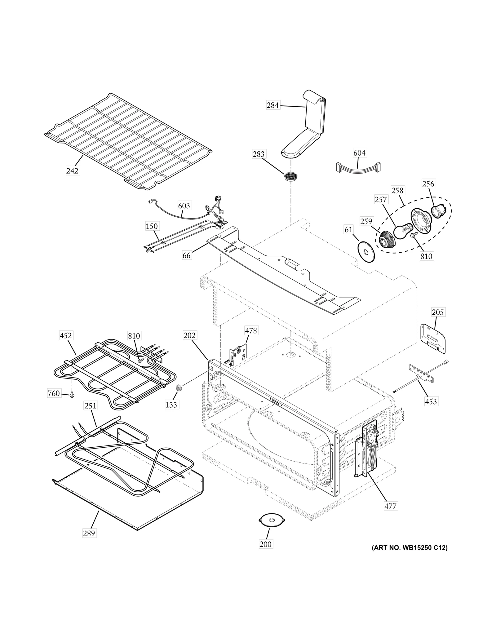 Hidden Bake Element
