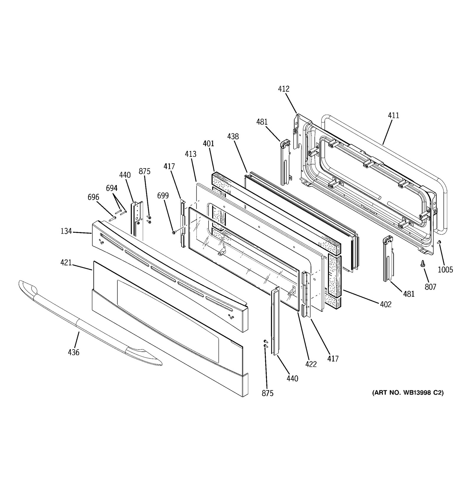 Upper Door Panel Assembly