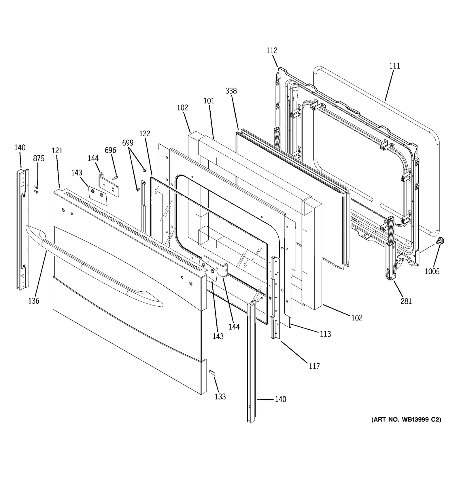 Lower Door Panel Assembly