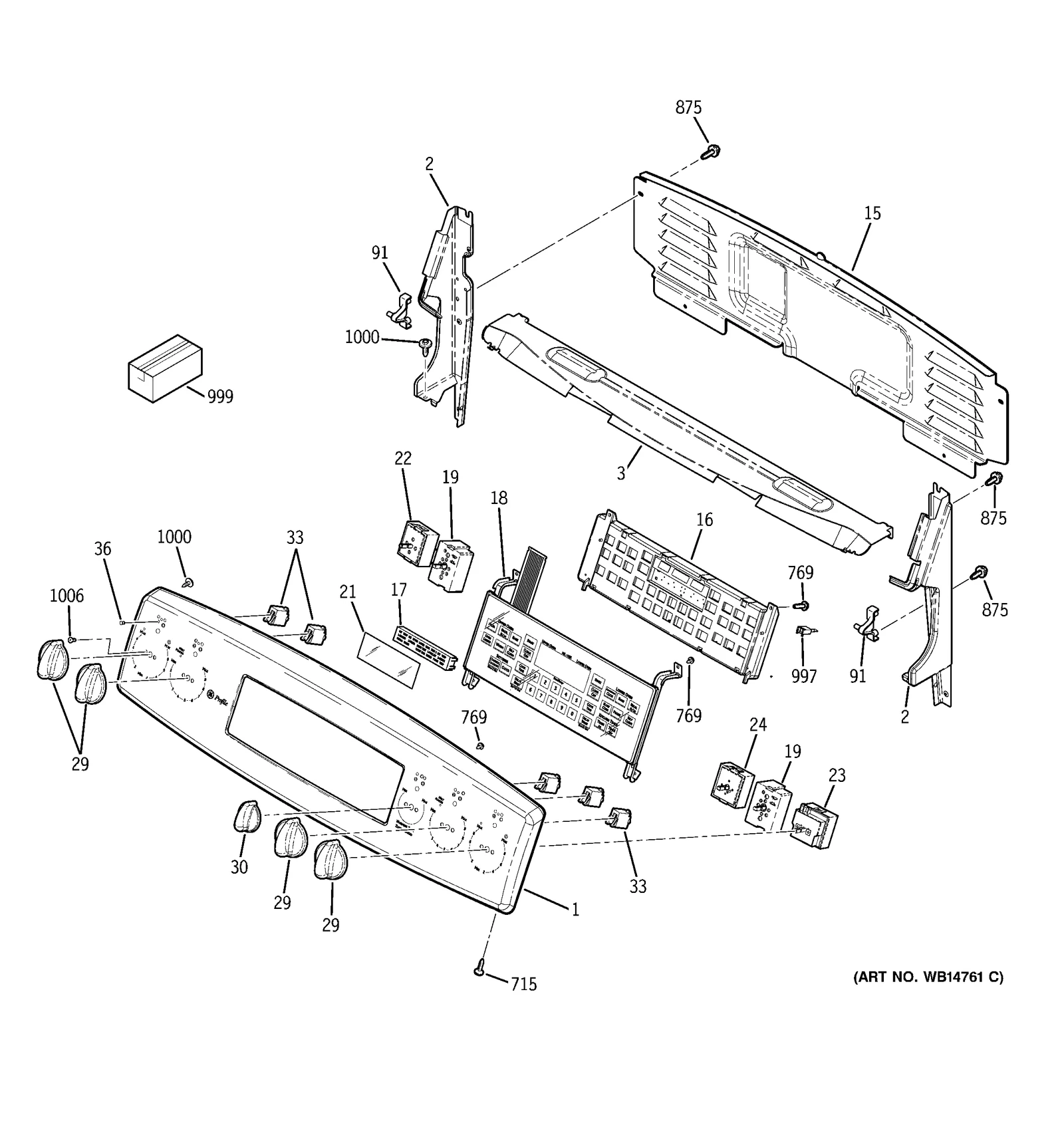 Glass Bracket Assembly