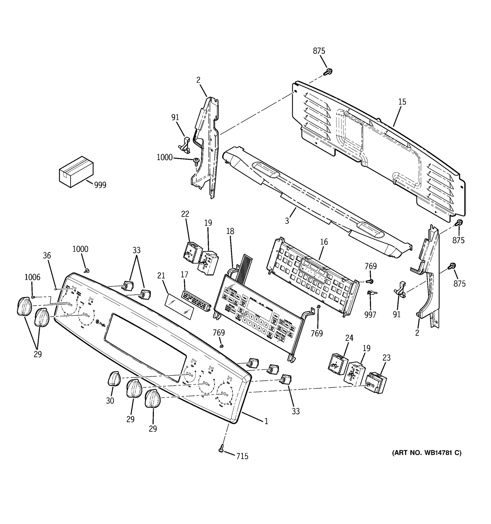 Glass Bracket Assembly