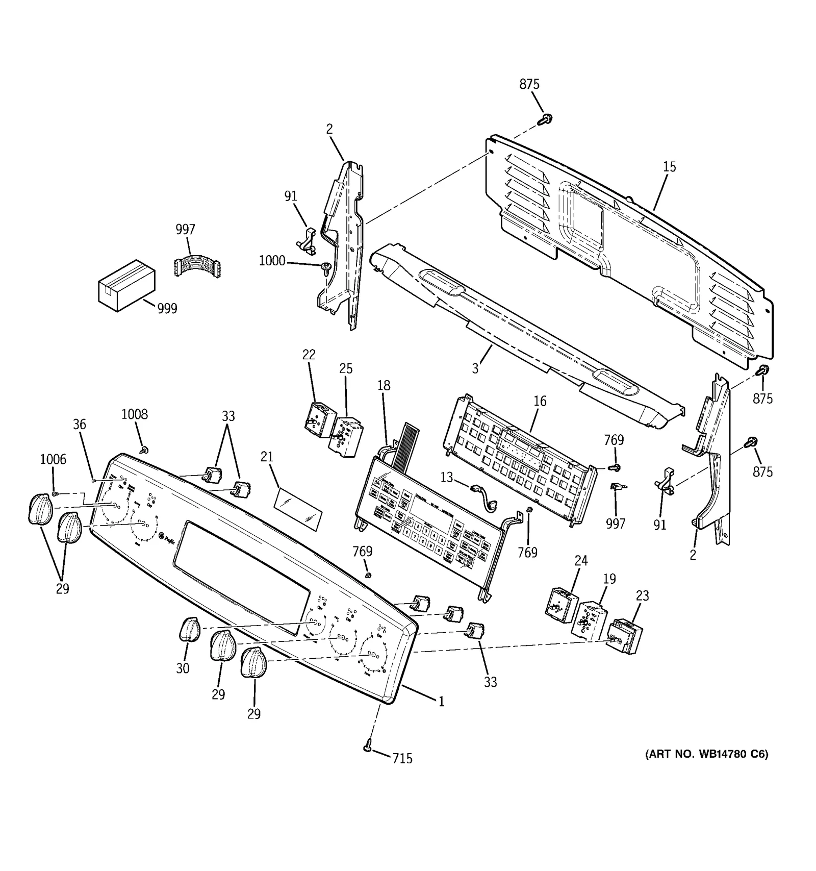 Glass Bracket Assembly