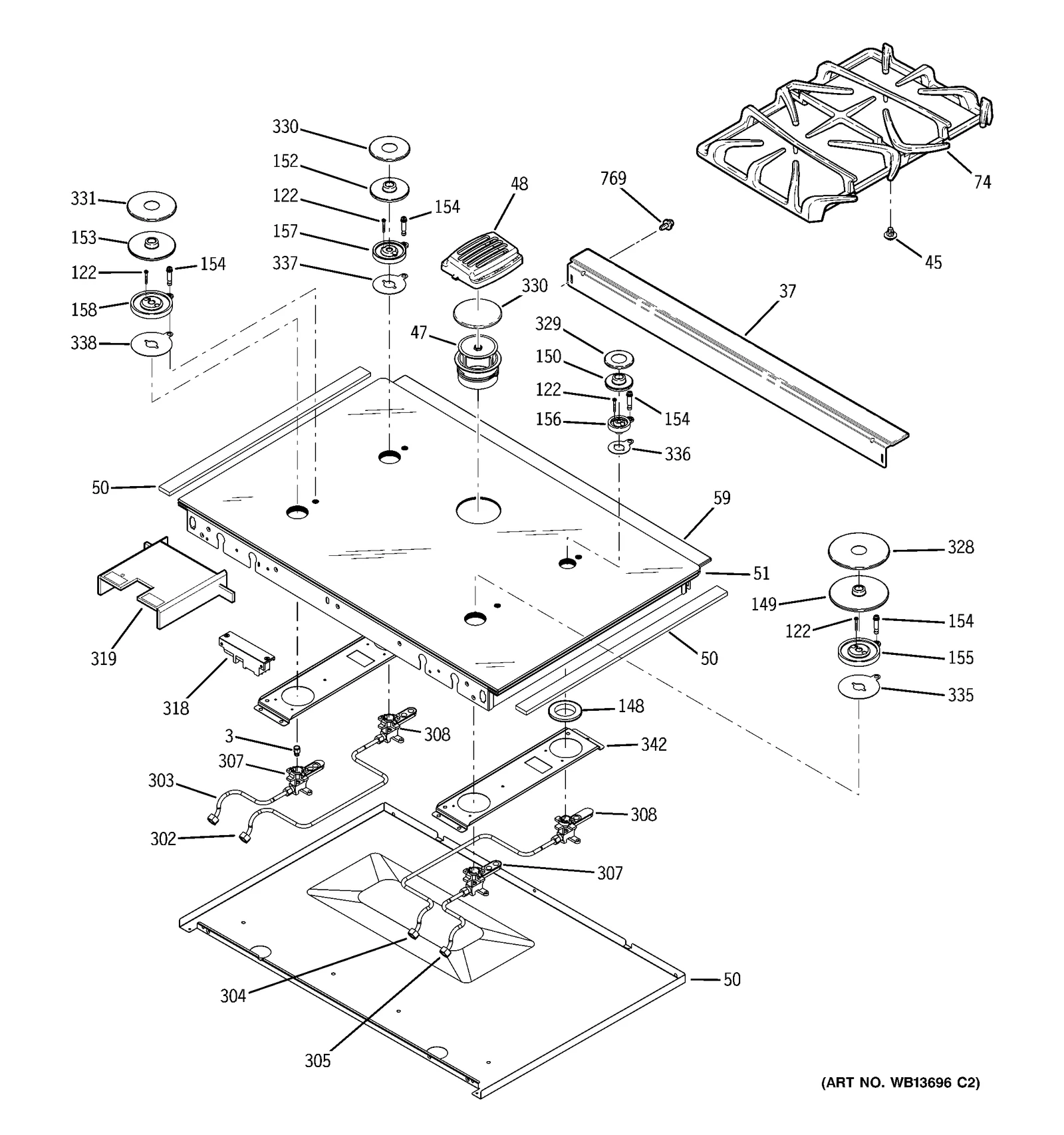 Bottom Burner Box