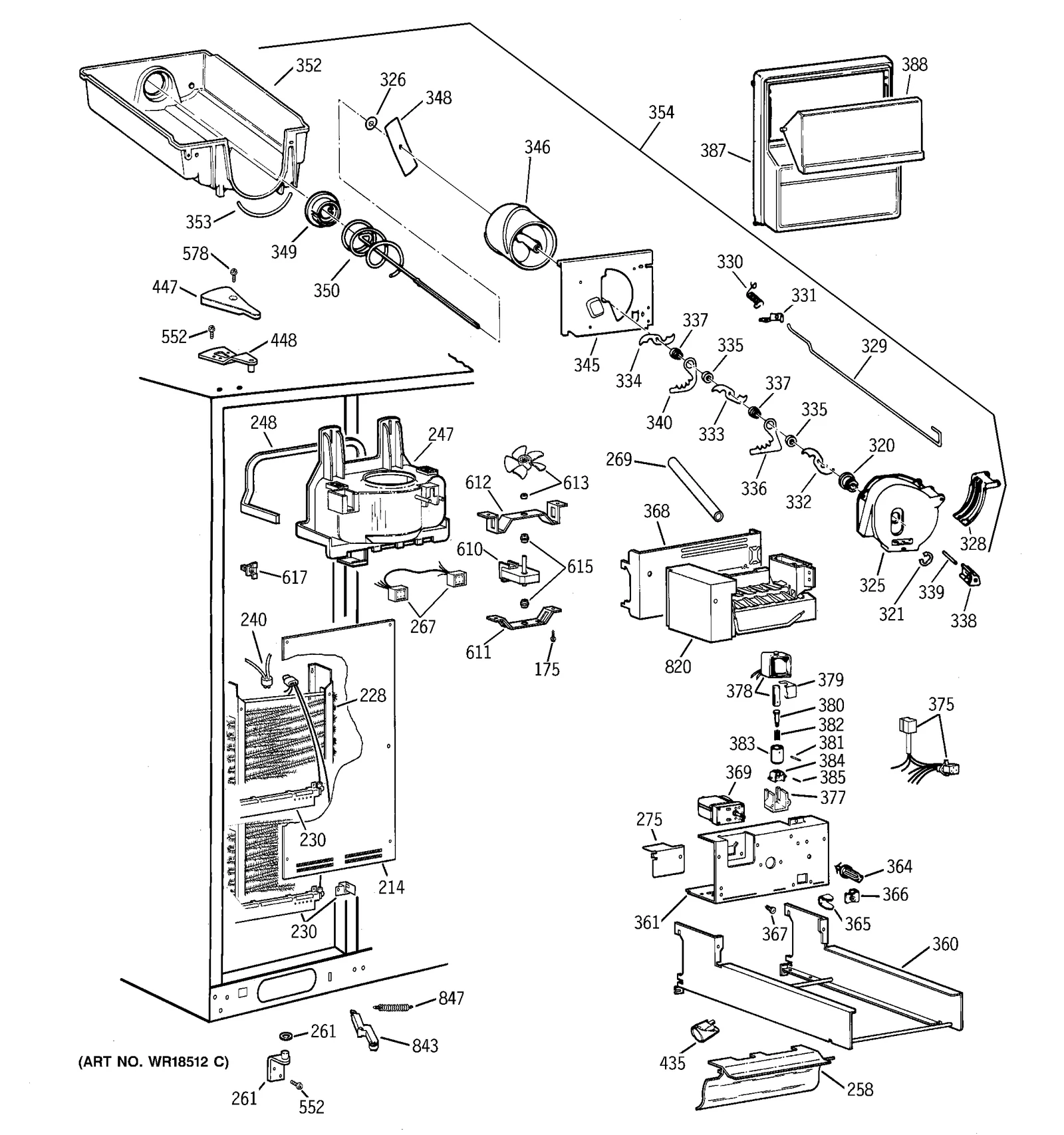 Dispenser Motor Harness