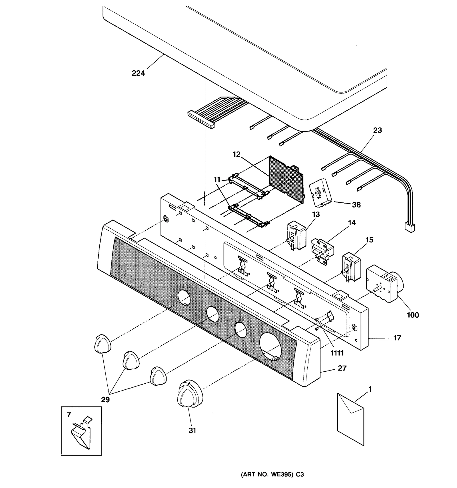 Gas Harness with Belt Switch