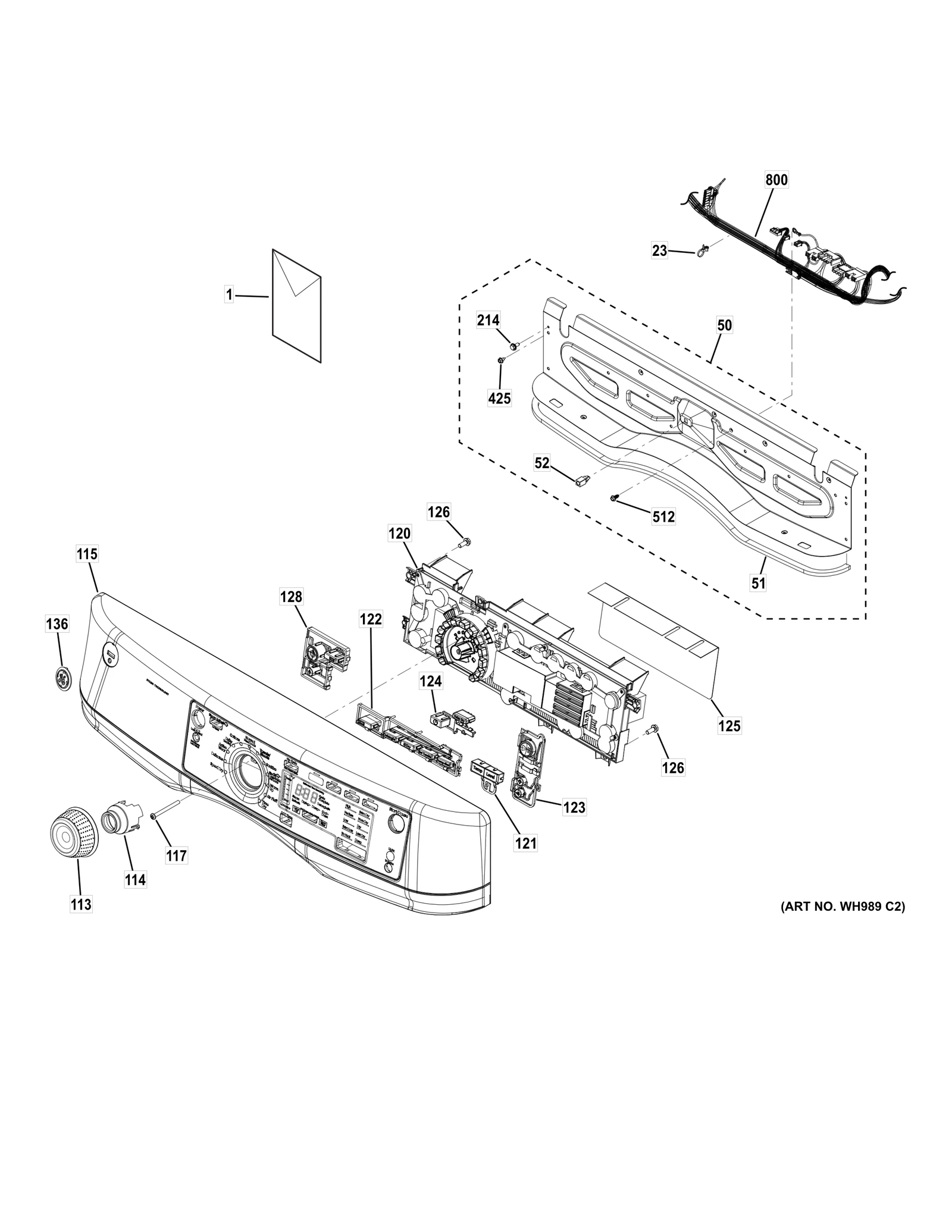 Control Panel Assembly Bezel