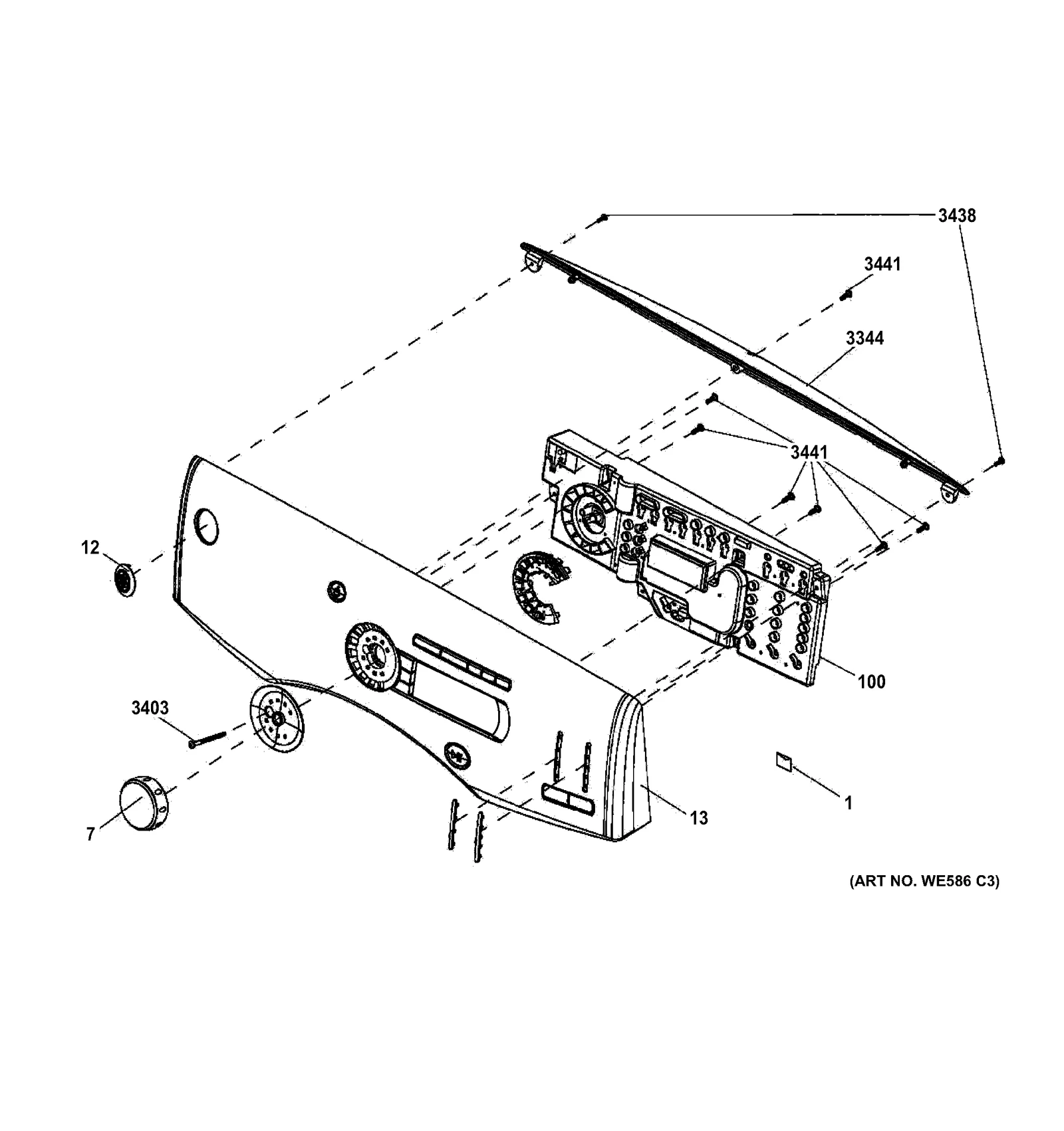 Screw 6-16 B PNP 3/8 S ZN