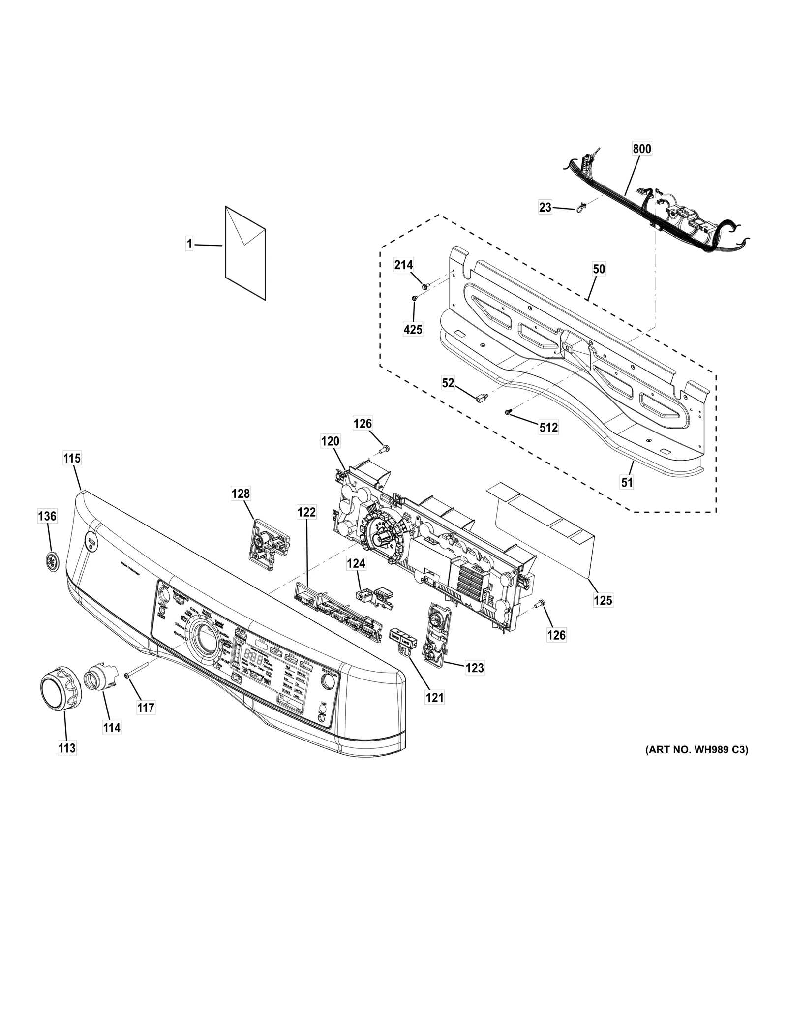 Control Panel Assembly Bezel