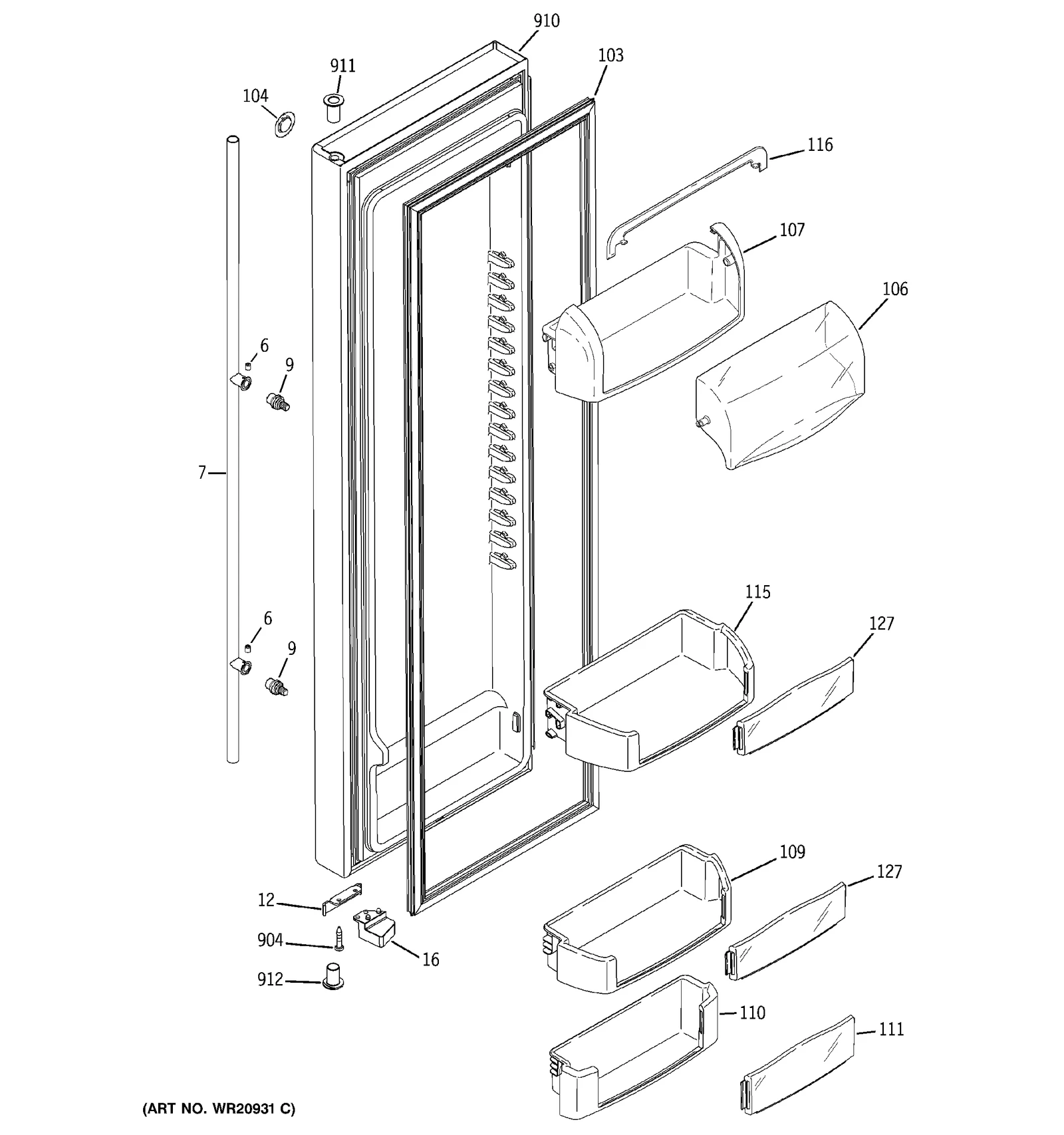 Door Foam Assembly