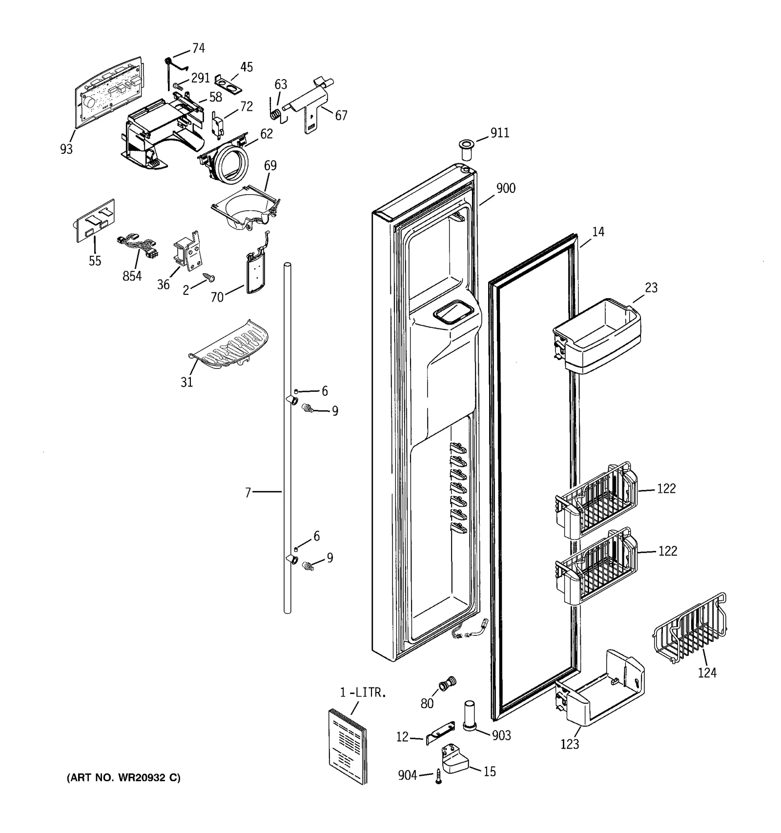 Tilt-Out Module Assembly