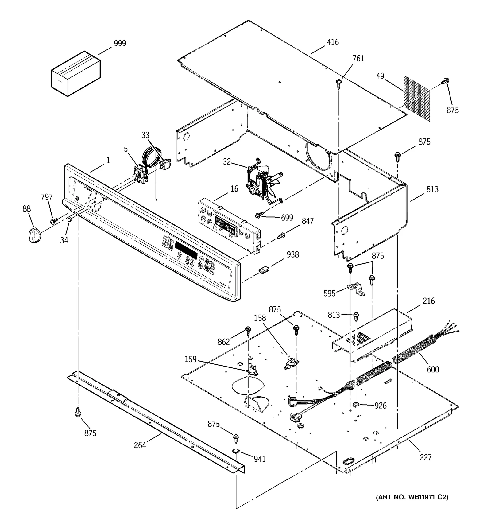 Control Panel Assembly (-BLK)