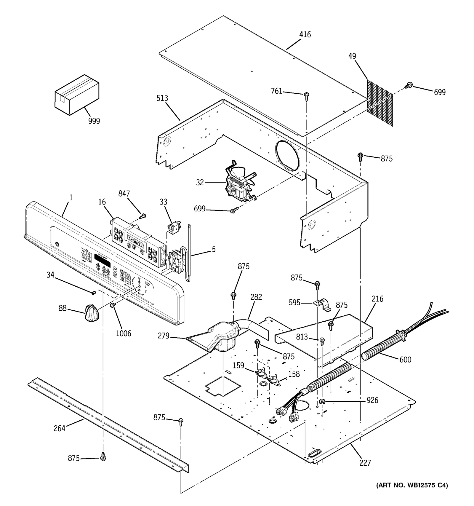 Control Panel Assembly 30 (Stainless Steel)