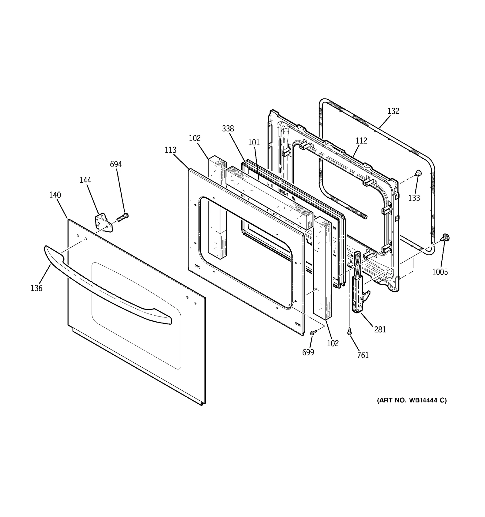 Left Door Hinge