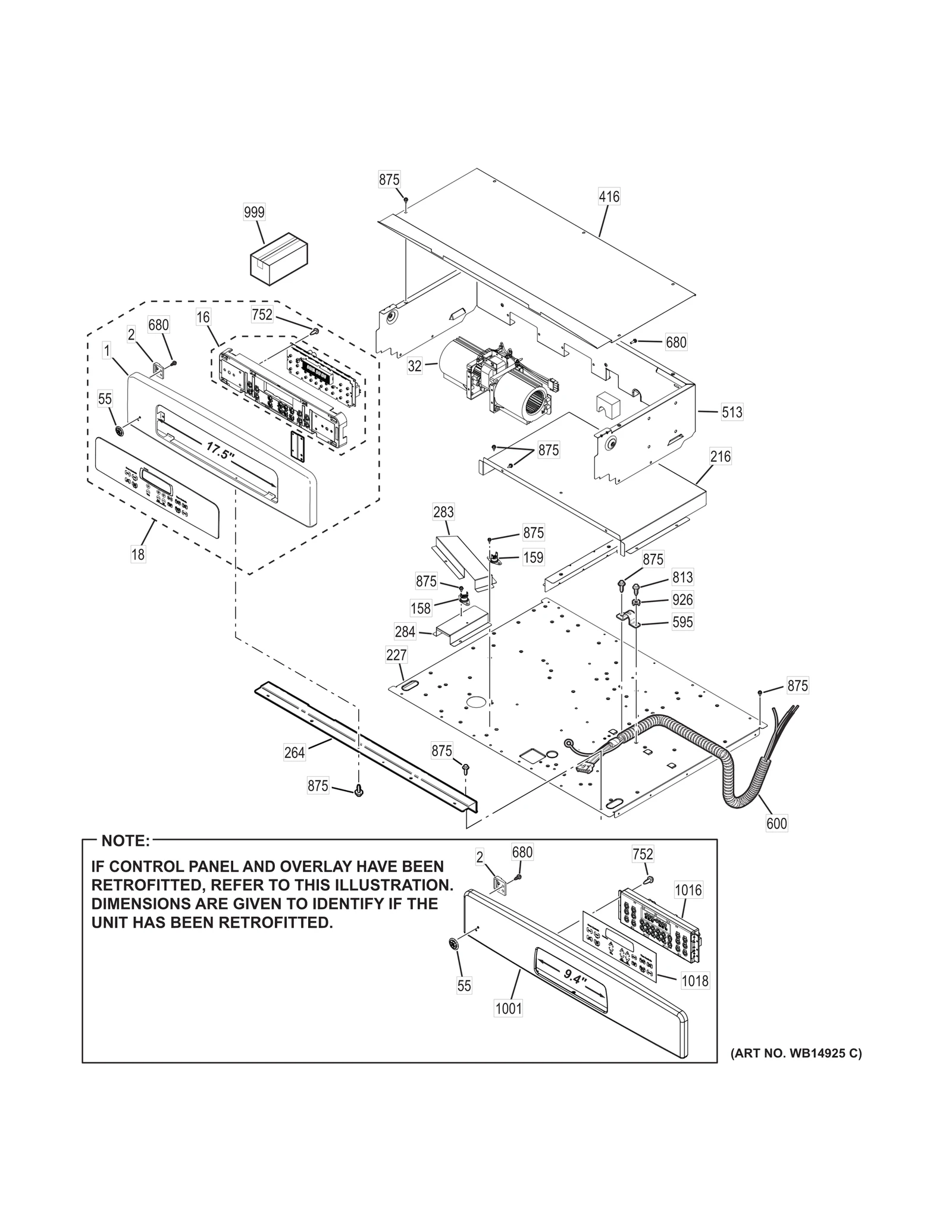 Control Panel Assembly (30-Stainless Steel)