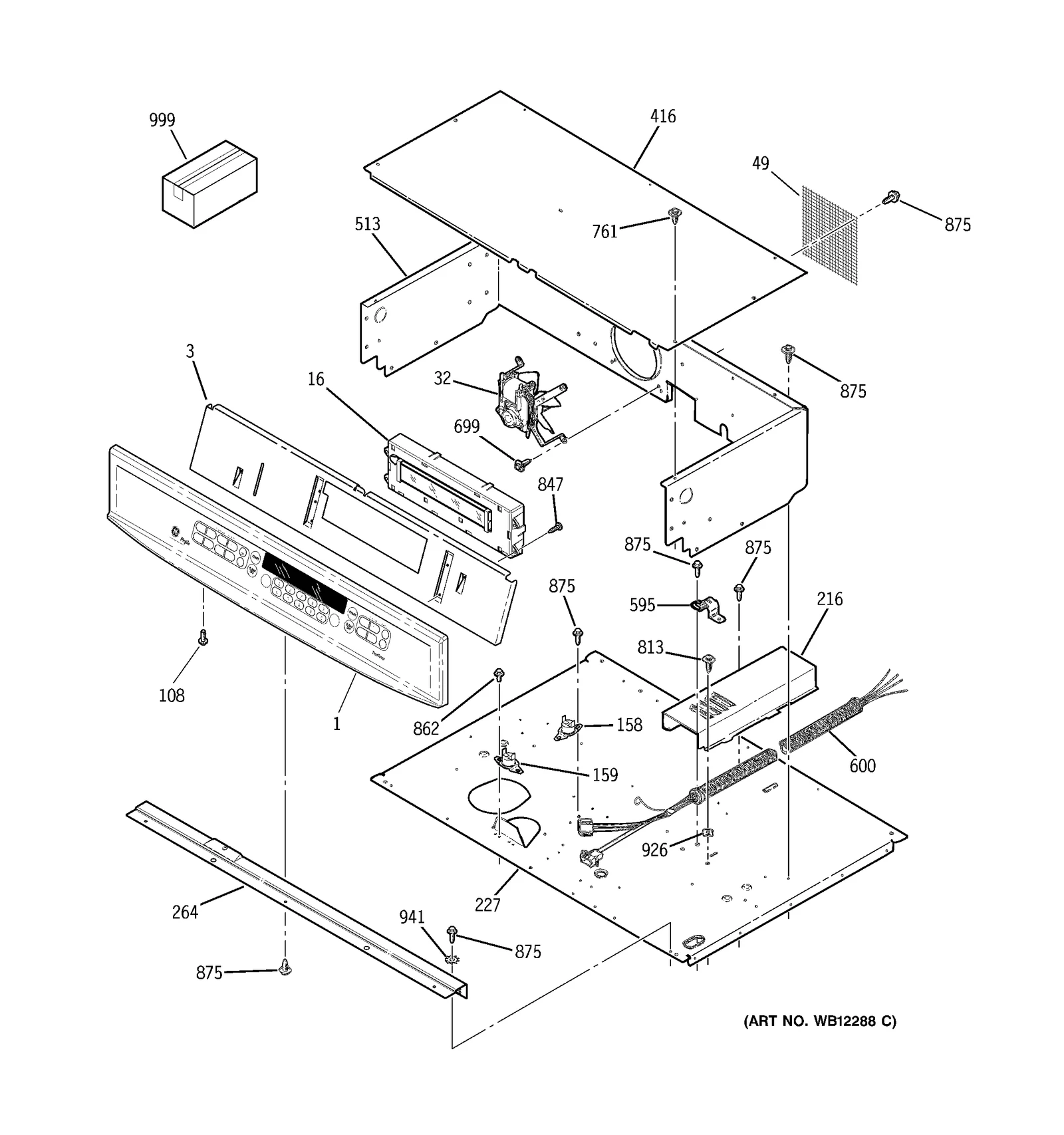 Control Panel Assembly (PRF-BQT)