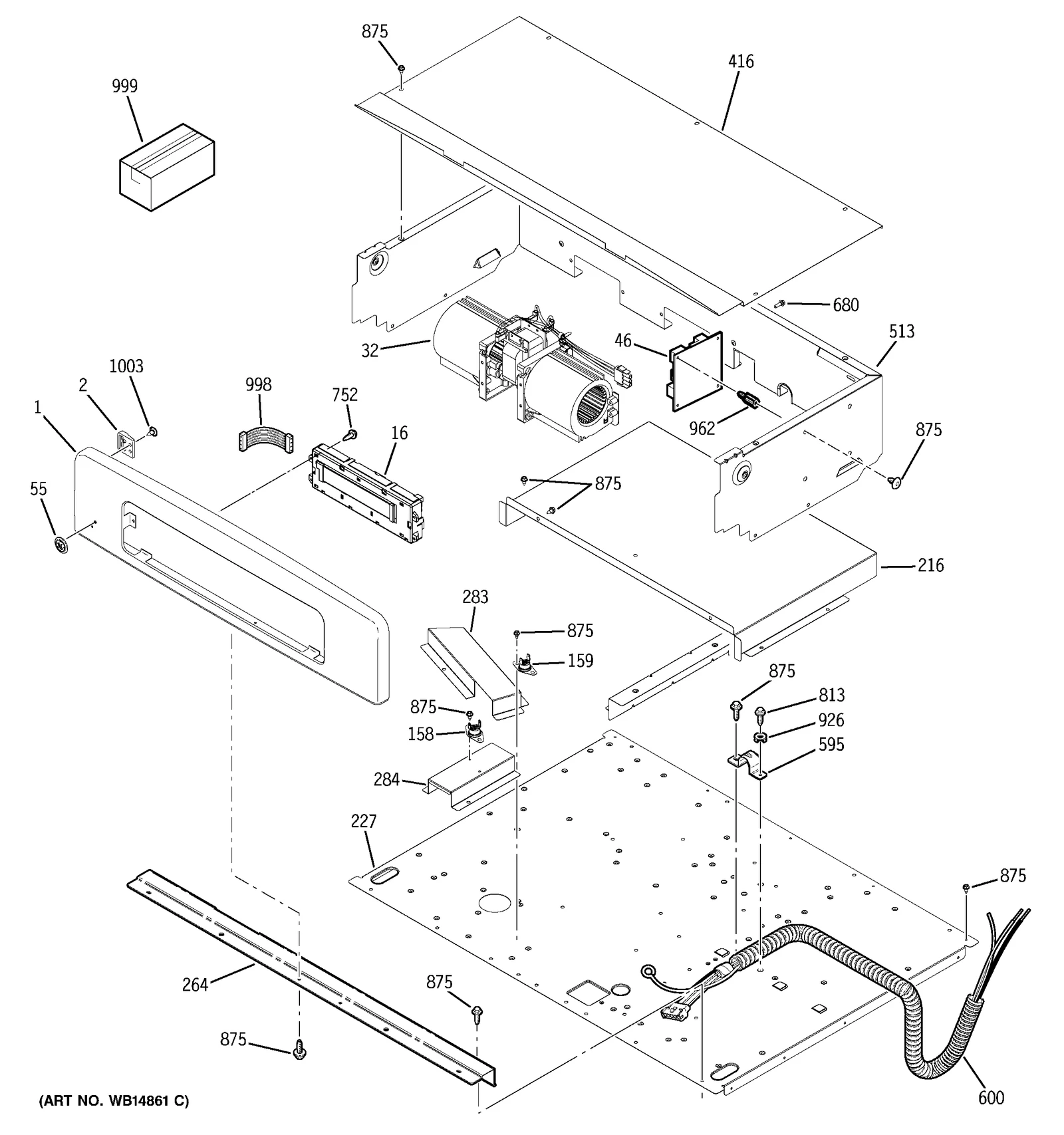 Control Panel Tape Assembly