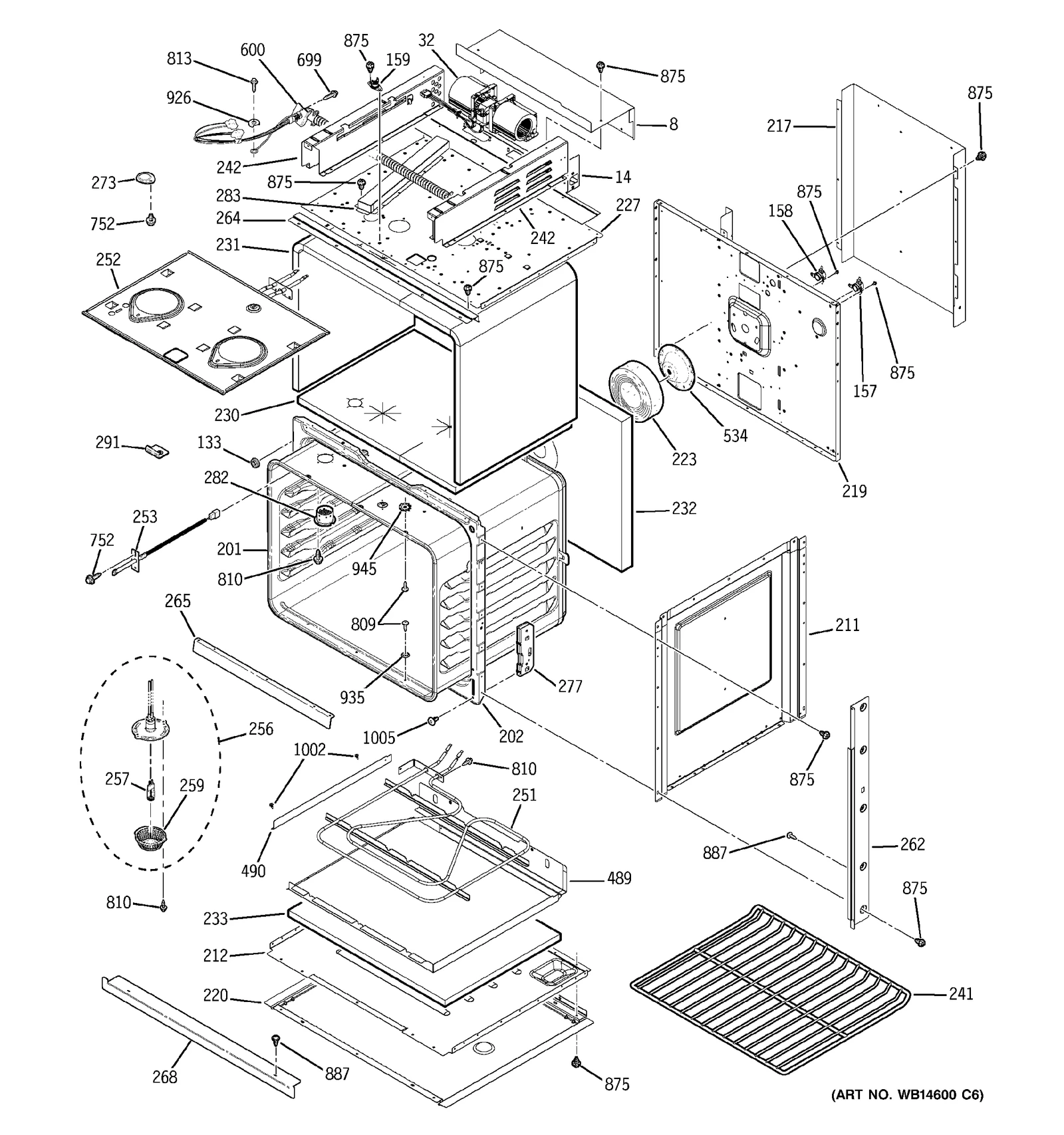 Broil Element Assembly