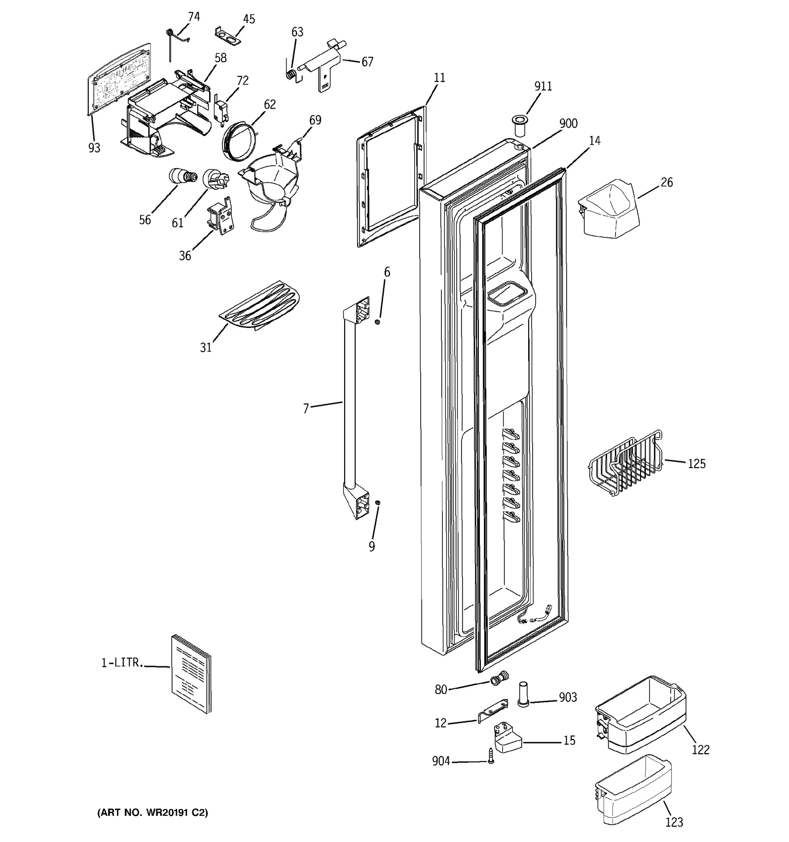 Door Foam Assembly