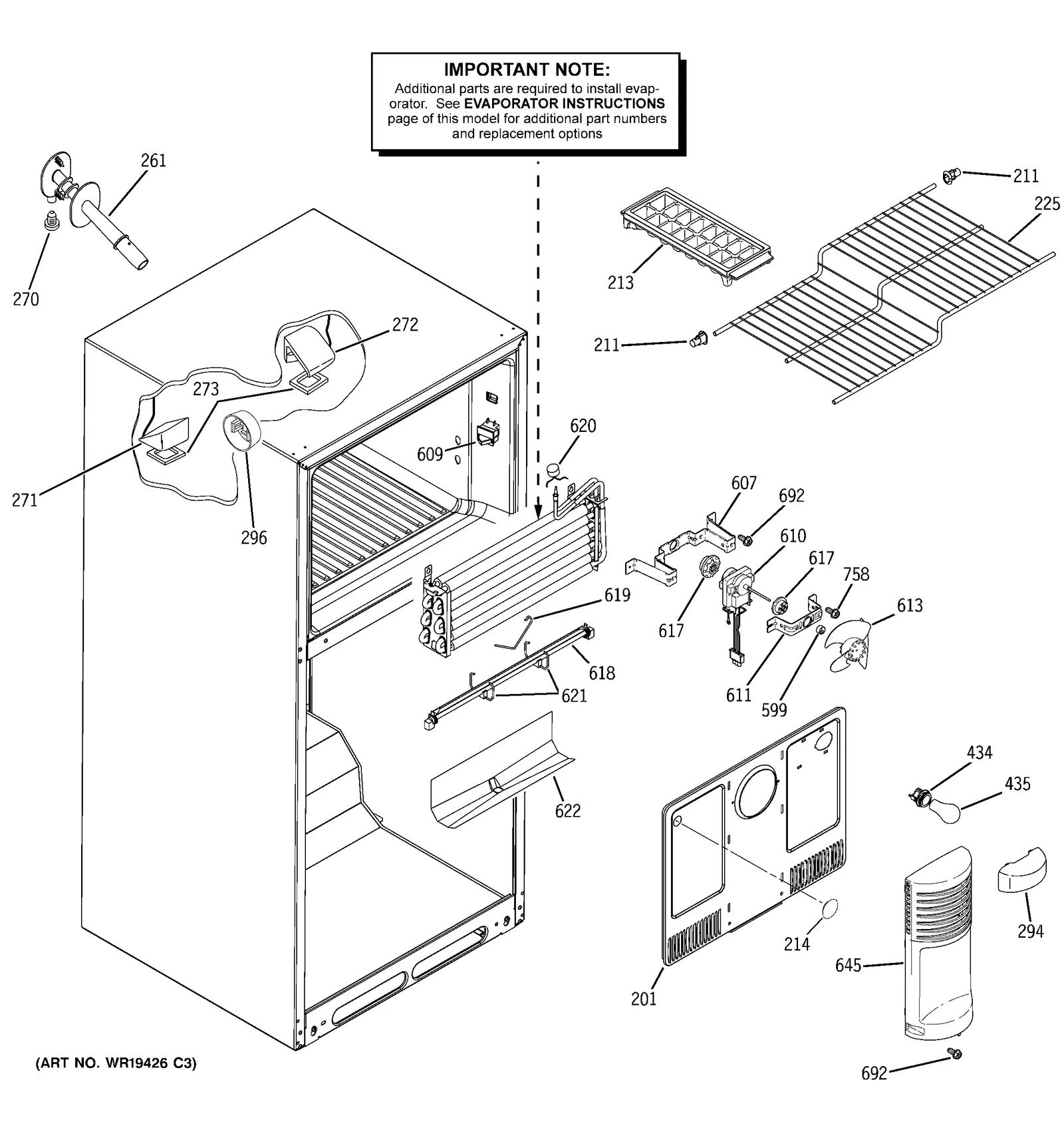 Evaporator Cover Assembly