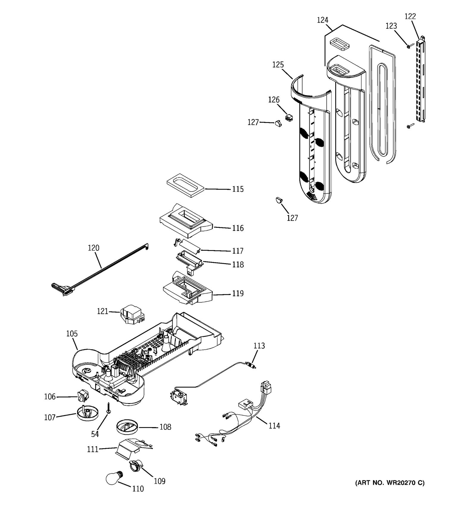 Induction M/F Duct Assembly