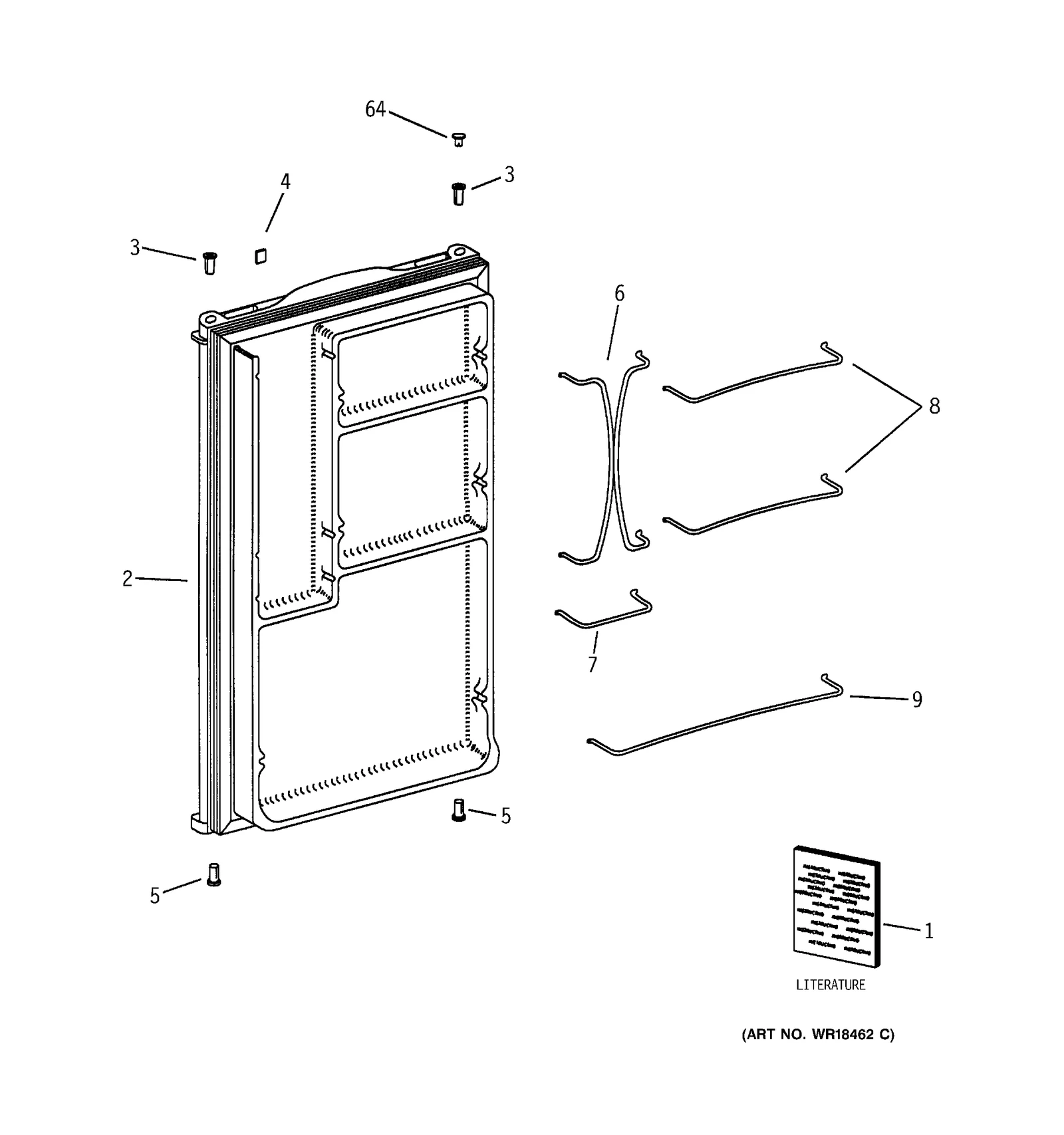 Front Support Wire Shelf