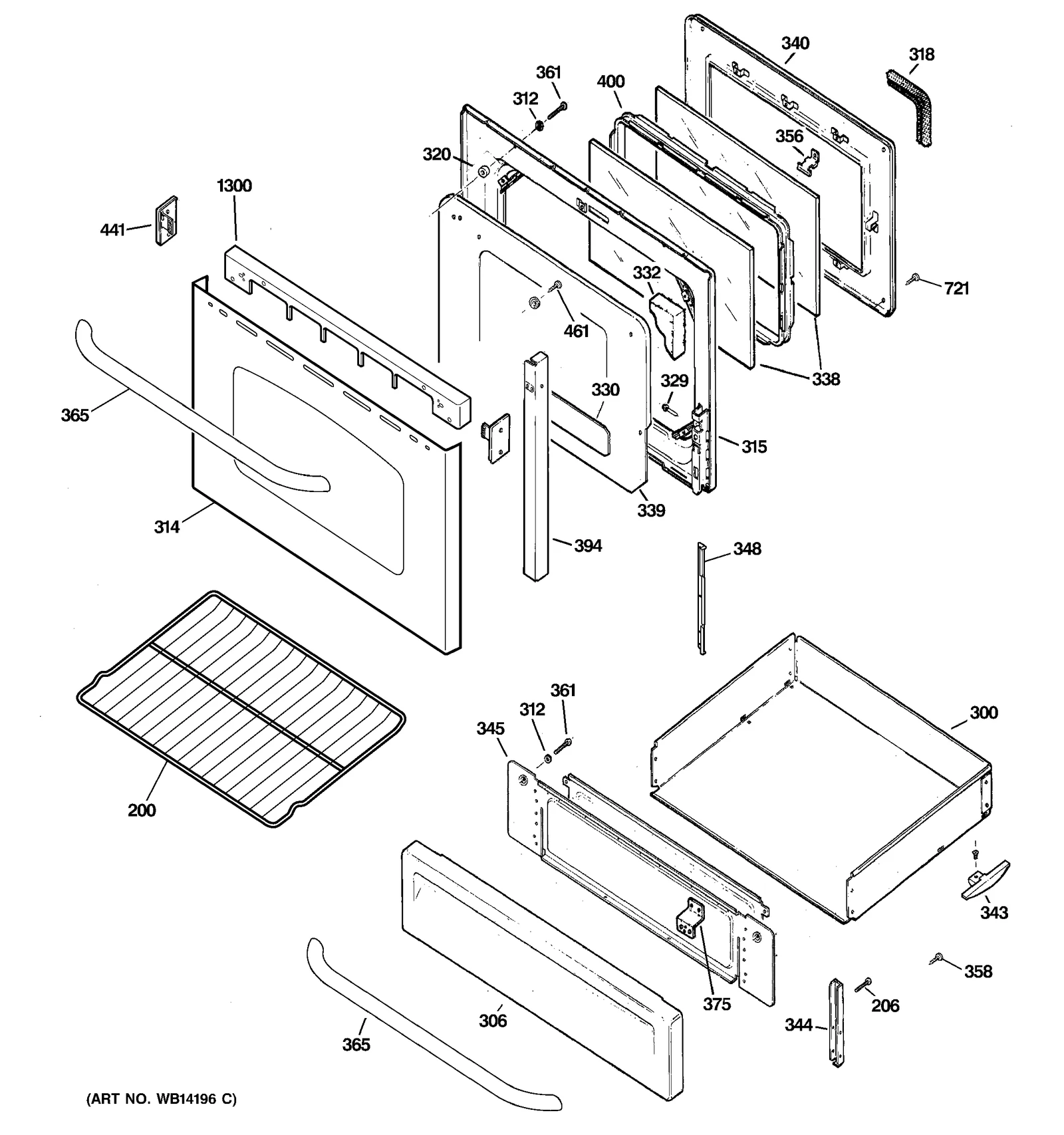 Glass Door Assembly