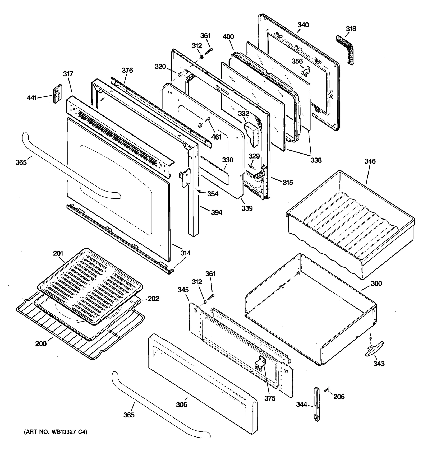 Glass Door Assembly
