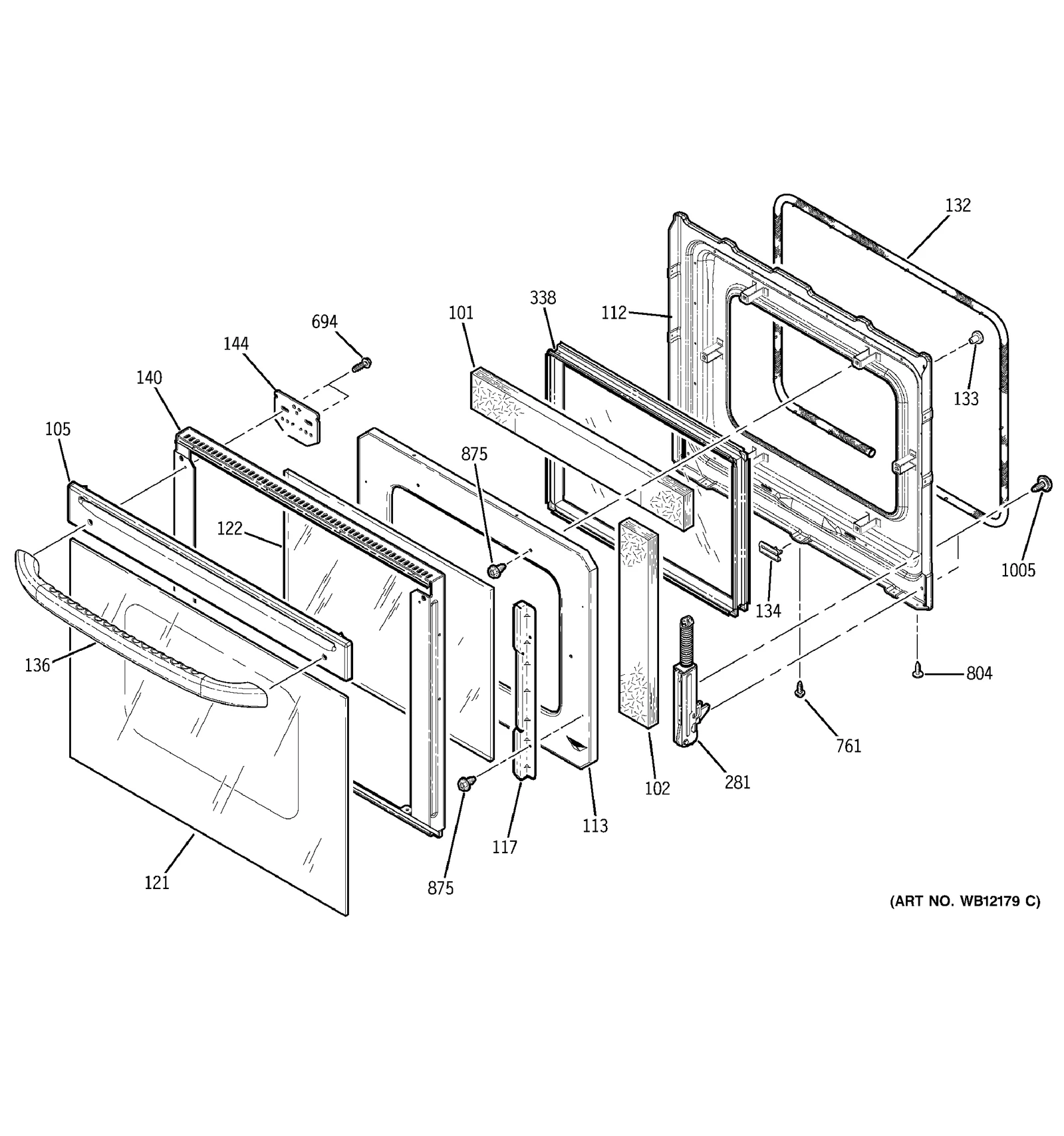 Outer Door Glass
