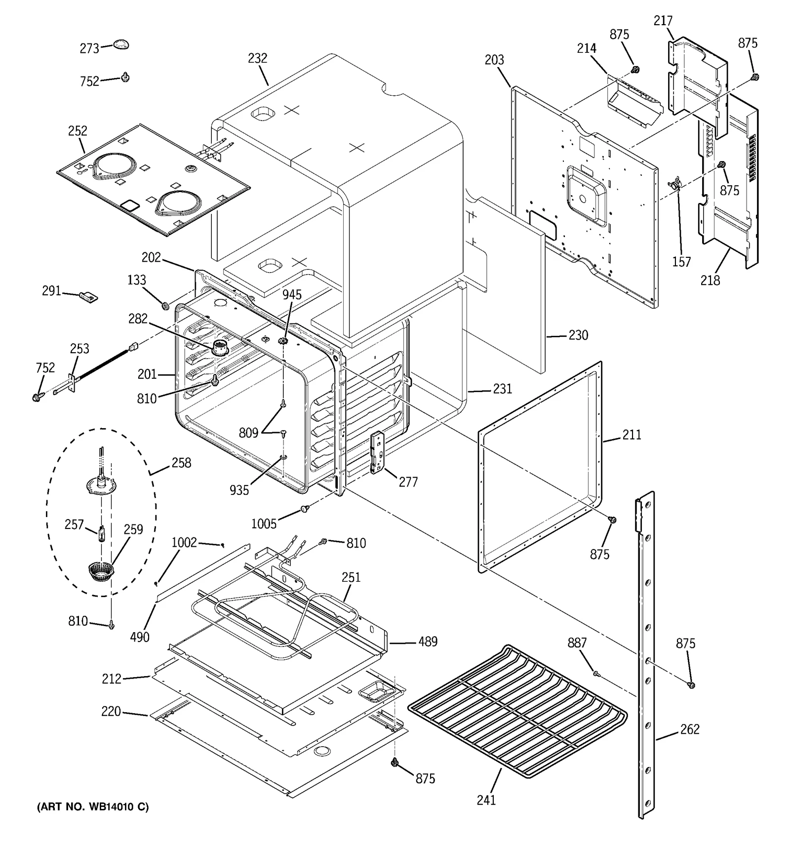 Vertical Side Trim Assembly 27 LT