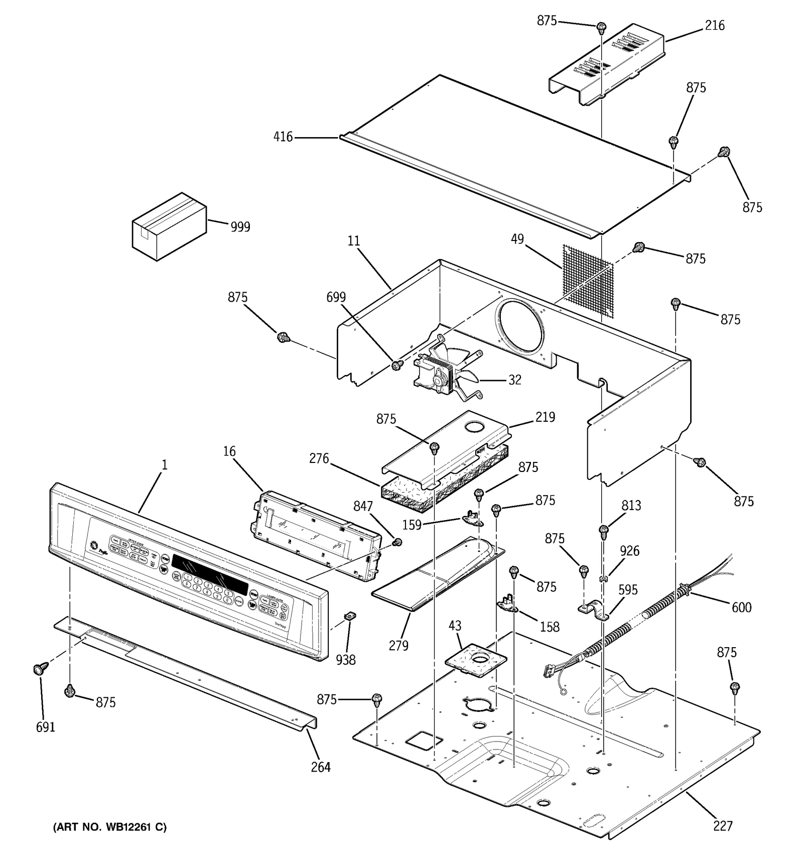 Control Panel Assembly (PRF-BQT)