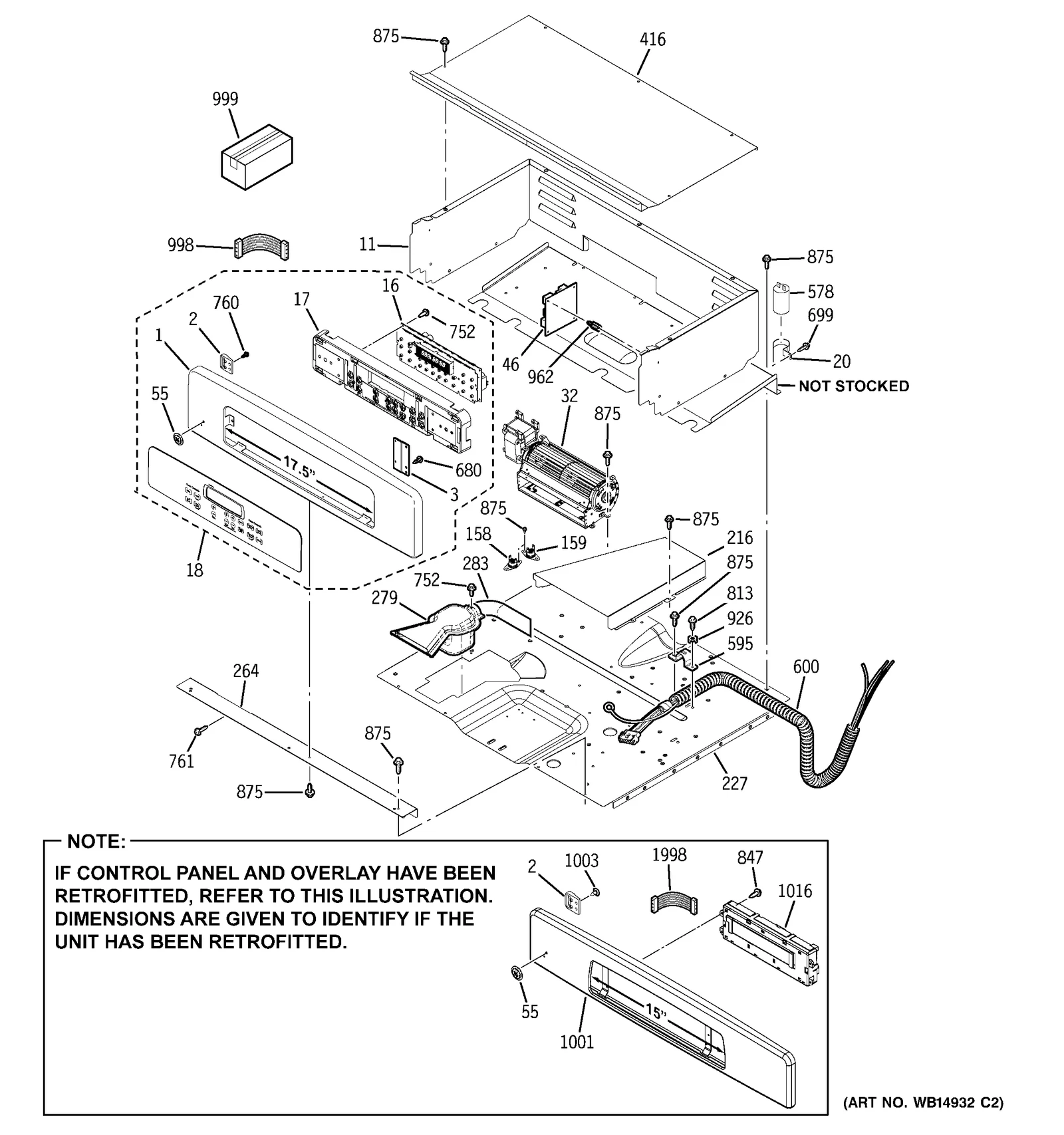 Control Panel Tape Assembly