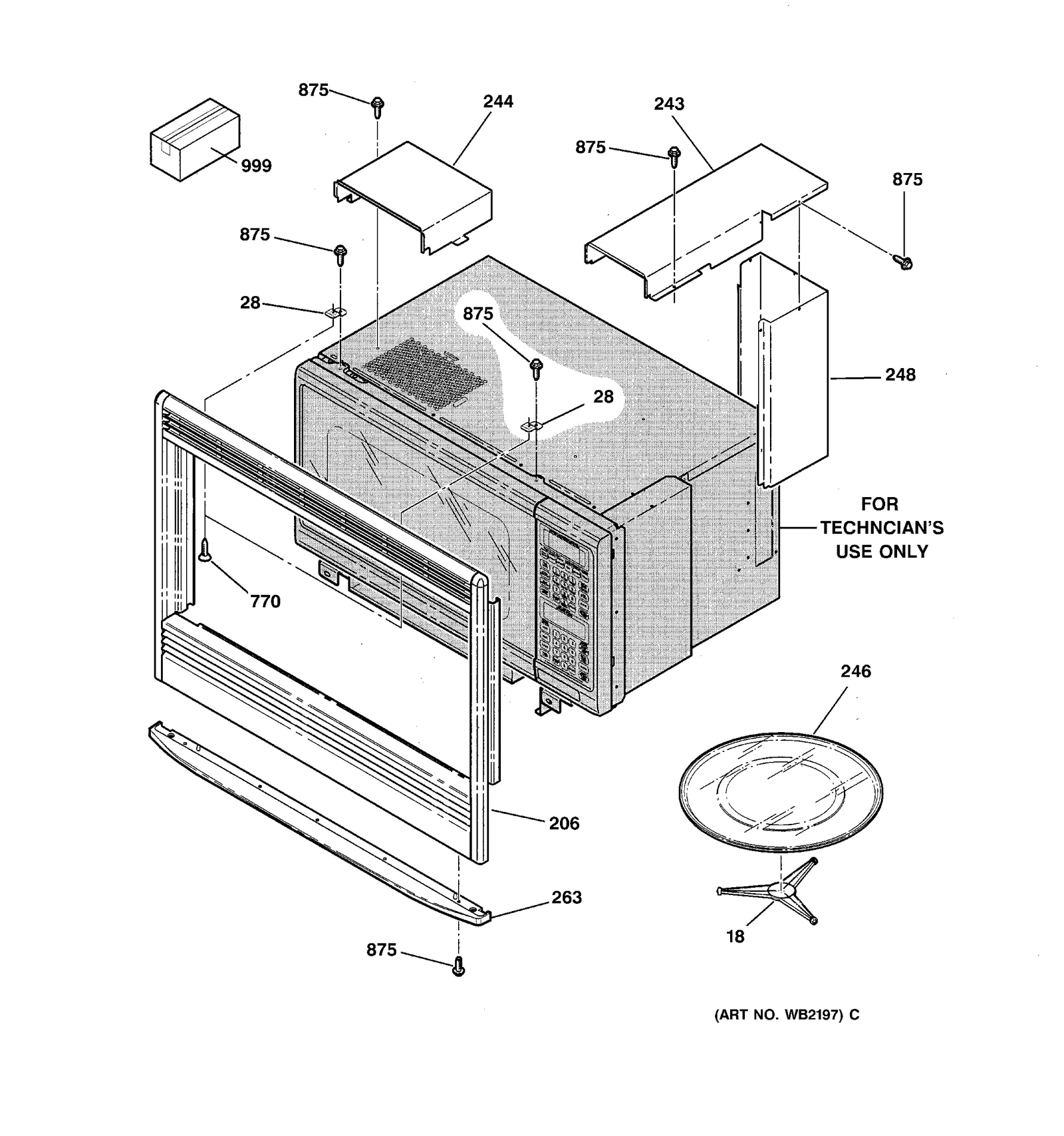 Trim Assembly (White)