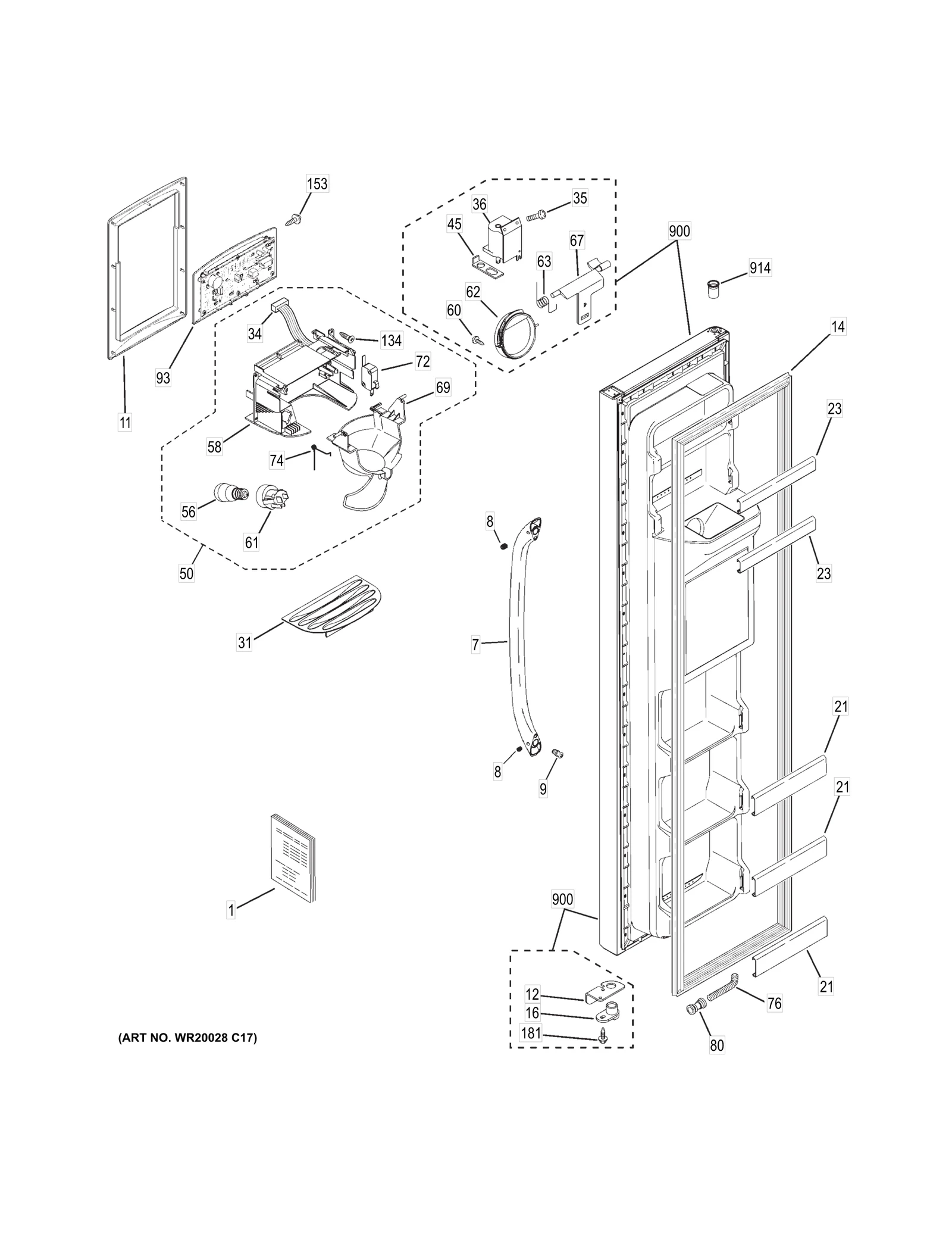 Door Foam Assembly